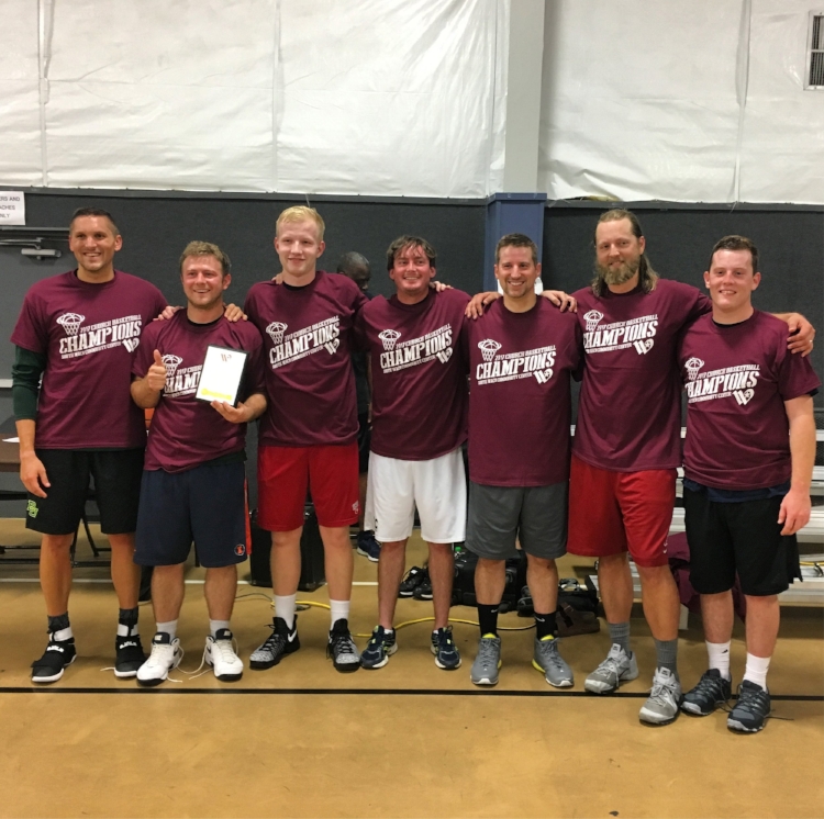 The Spring '17 Slayer basketball squad. Not pictured, Chad May who, on the way to the championship game, spotted a kitten stuck in the tree and decided to save it. Thanks Chad for doing the right thing. 
