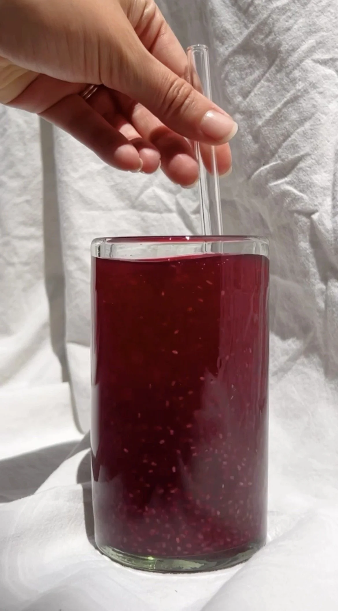 Calming Hibiscus and Chia Digestion Tea