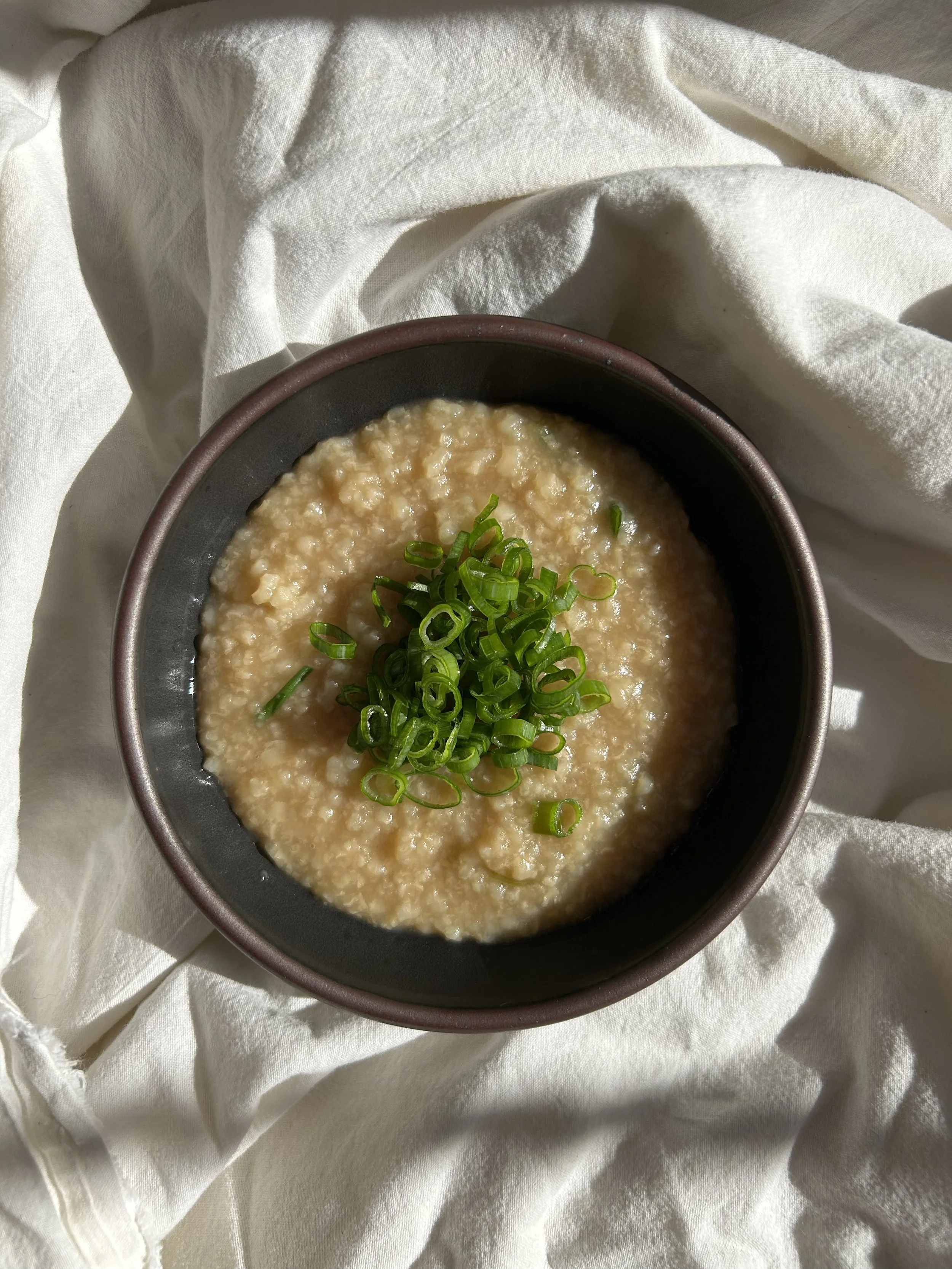 Ginger Scallion Congee Recipe