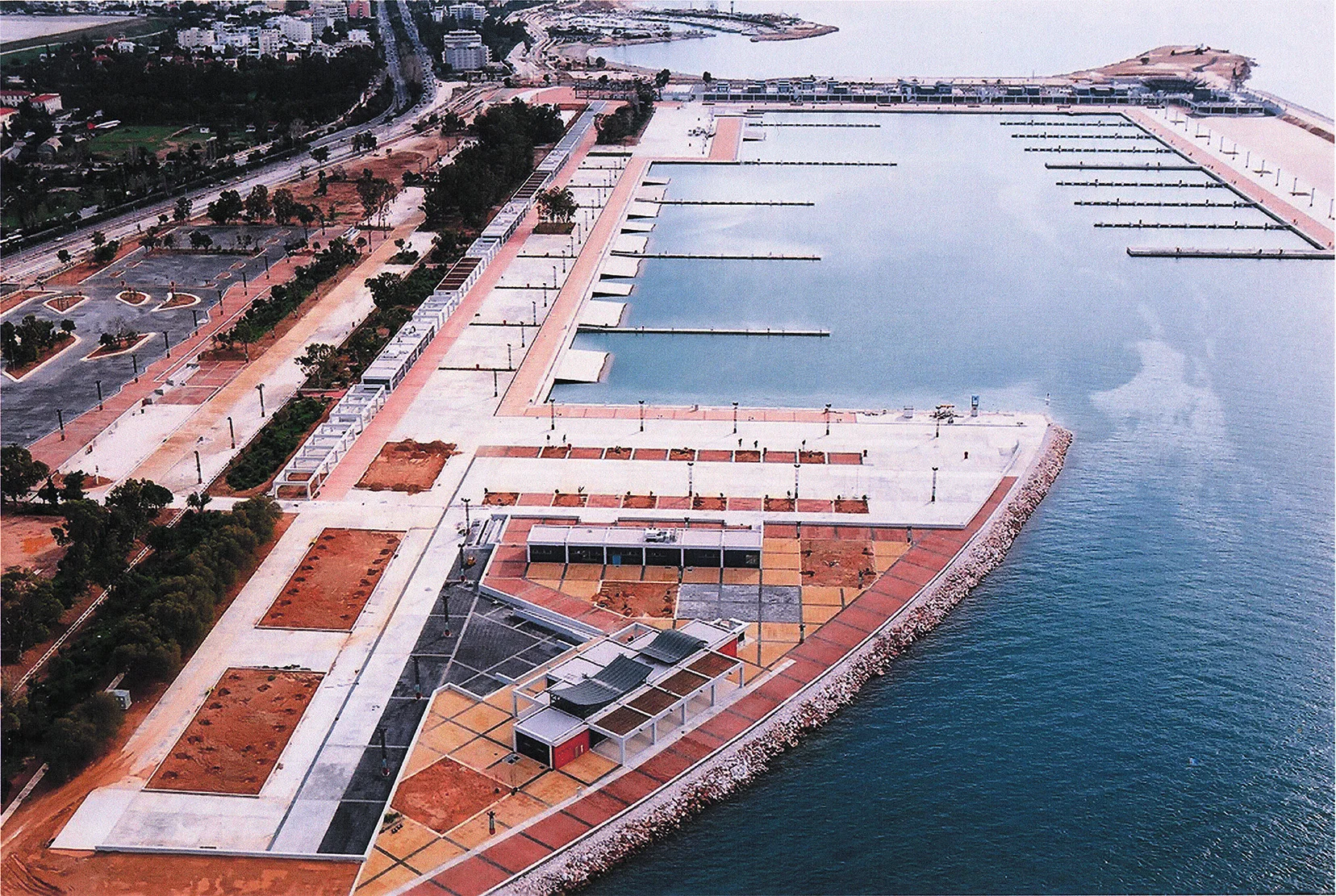 Olympic Sailing Center at Agios Kosmas Client : Ministry of Culture Greece Budget : 103.000.000 euros Description : Full Study Tender Doc. Project Supervision