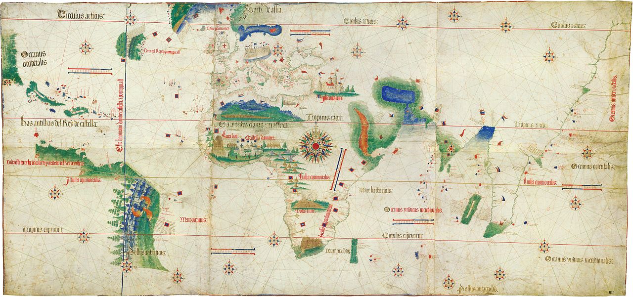Cantino planisphere (1502) (by wikimedia.commons)