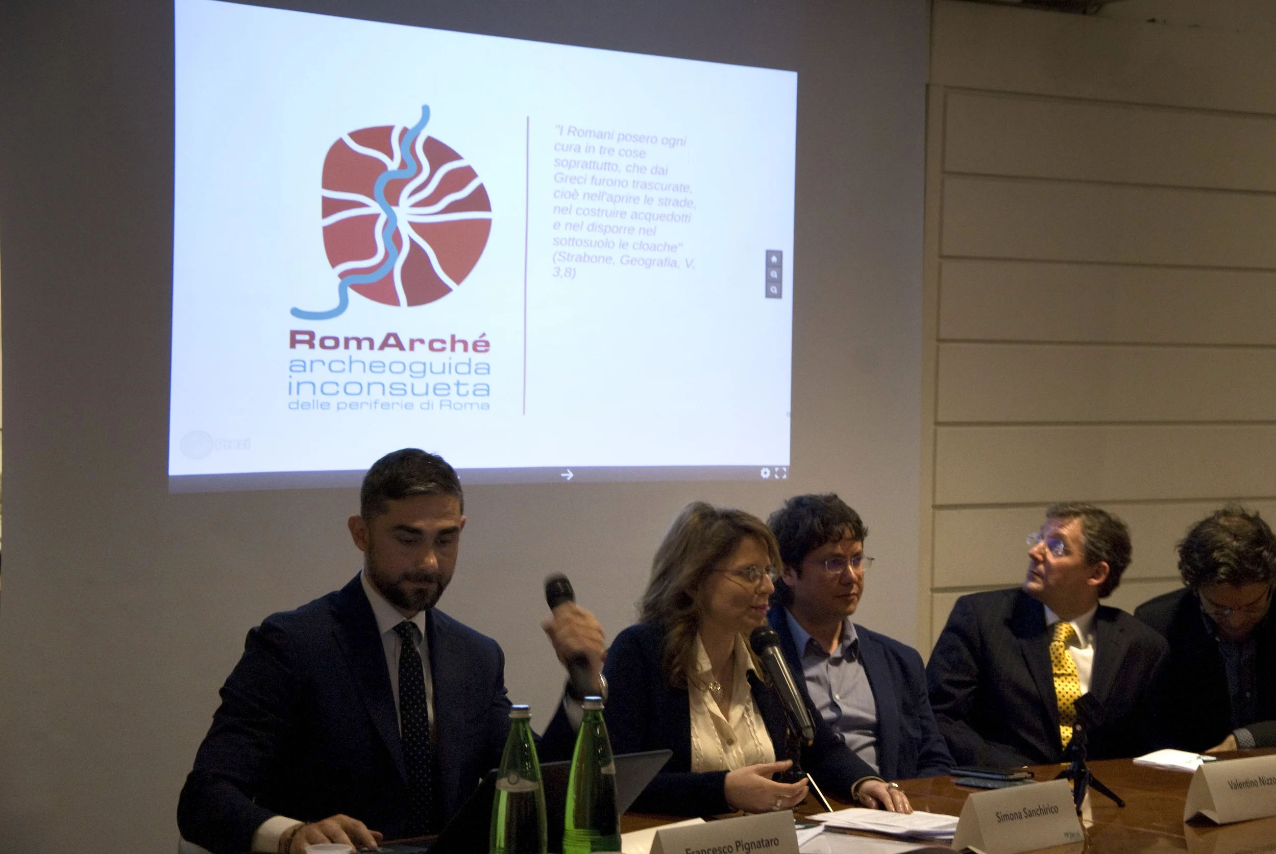 Conferenza stampa: presentazione dell'app "RomArché. Archeoguida inconsueta delle periferie di Roma"