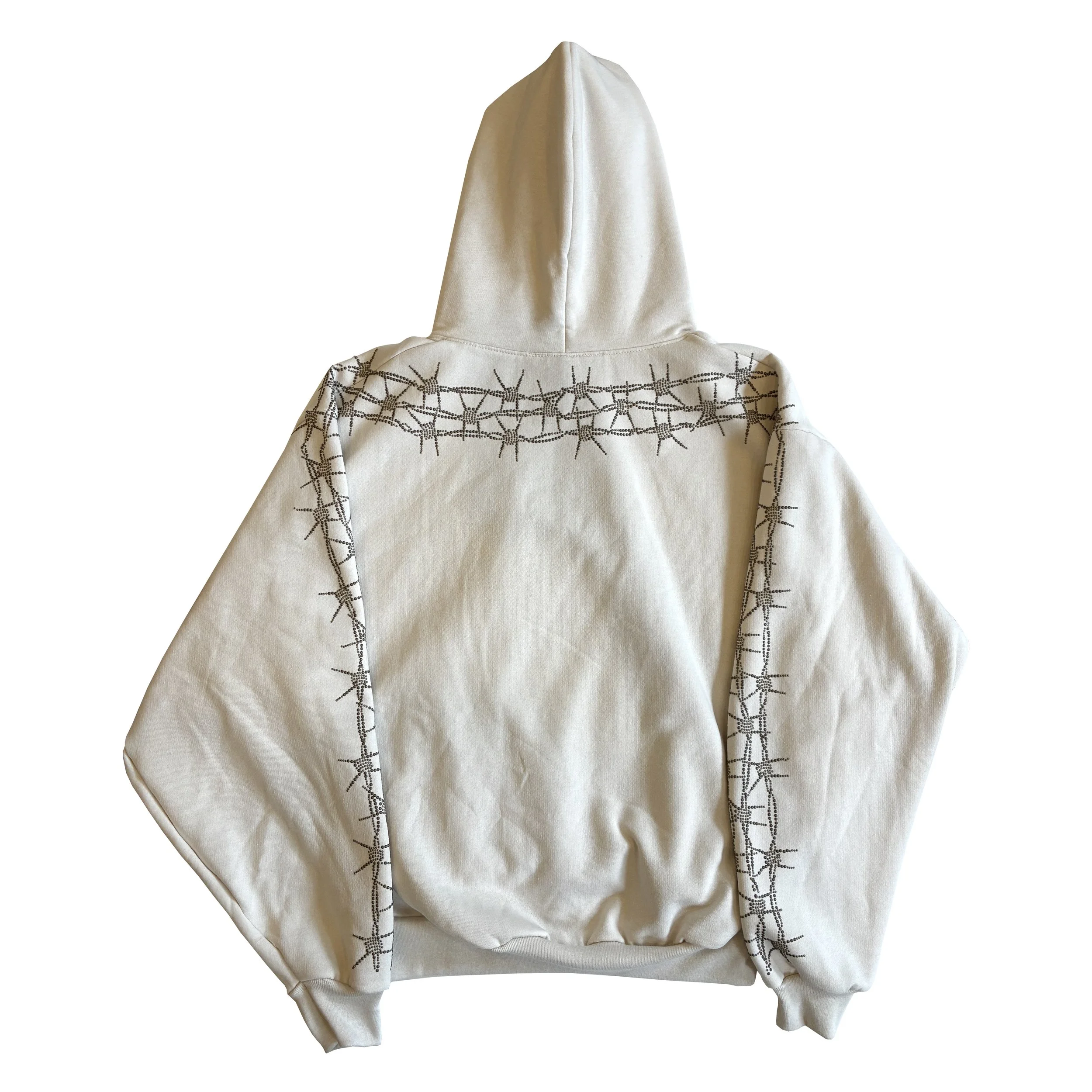 beige brass back view barb wire hoodie.jpg