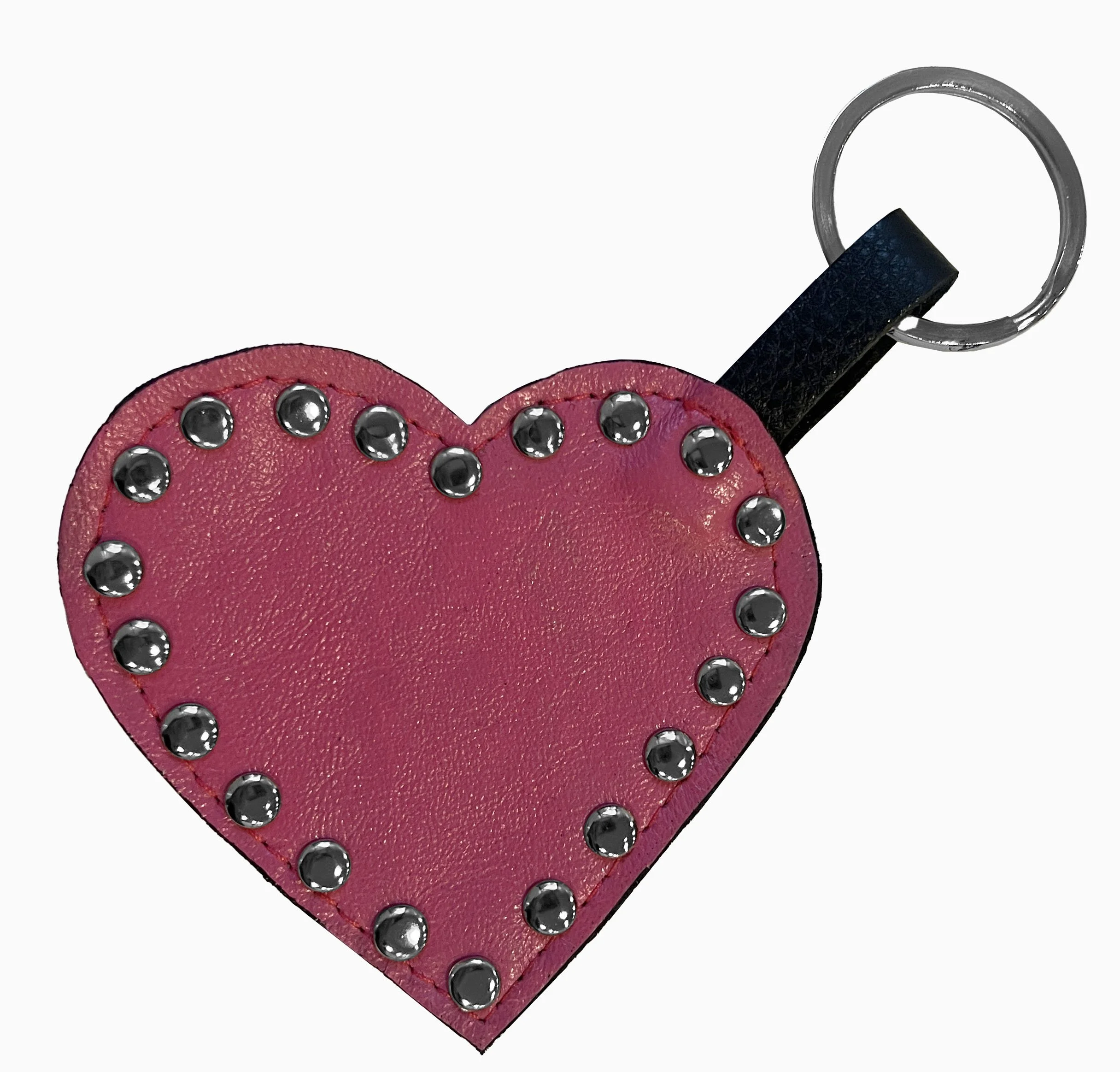 PINK LEATHER HEART CHARM KEYCHAIN.jpg