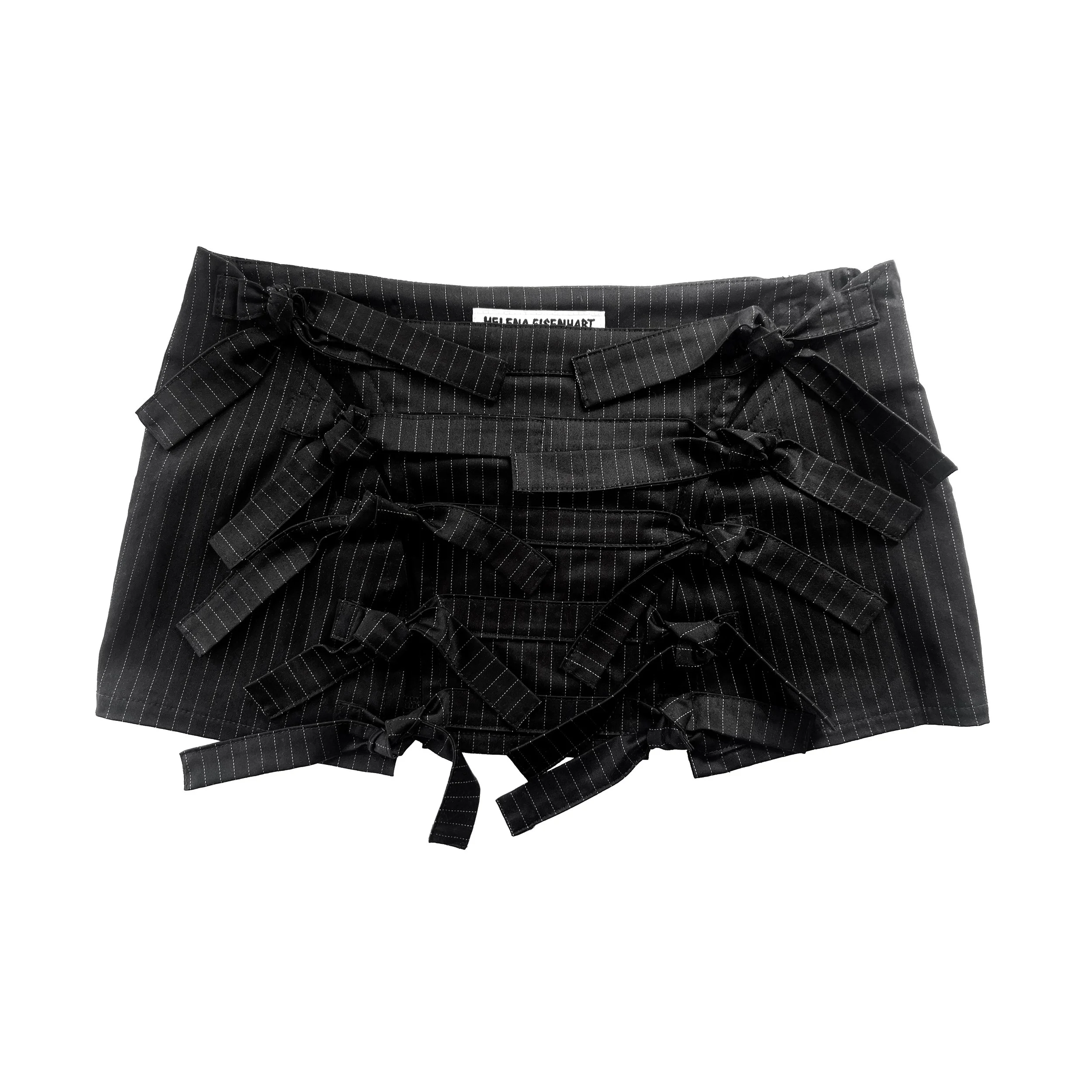 black pinstripe mini tie skirt.jpg