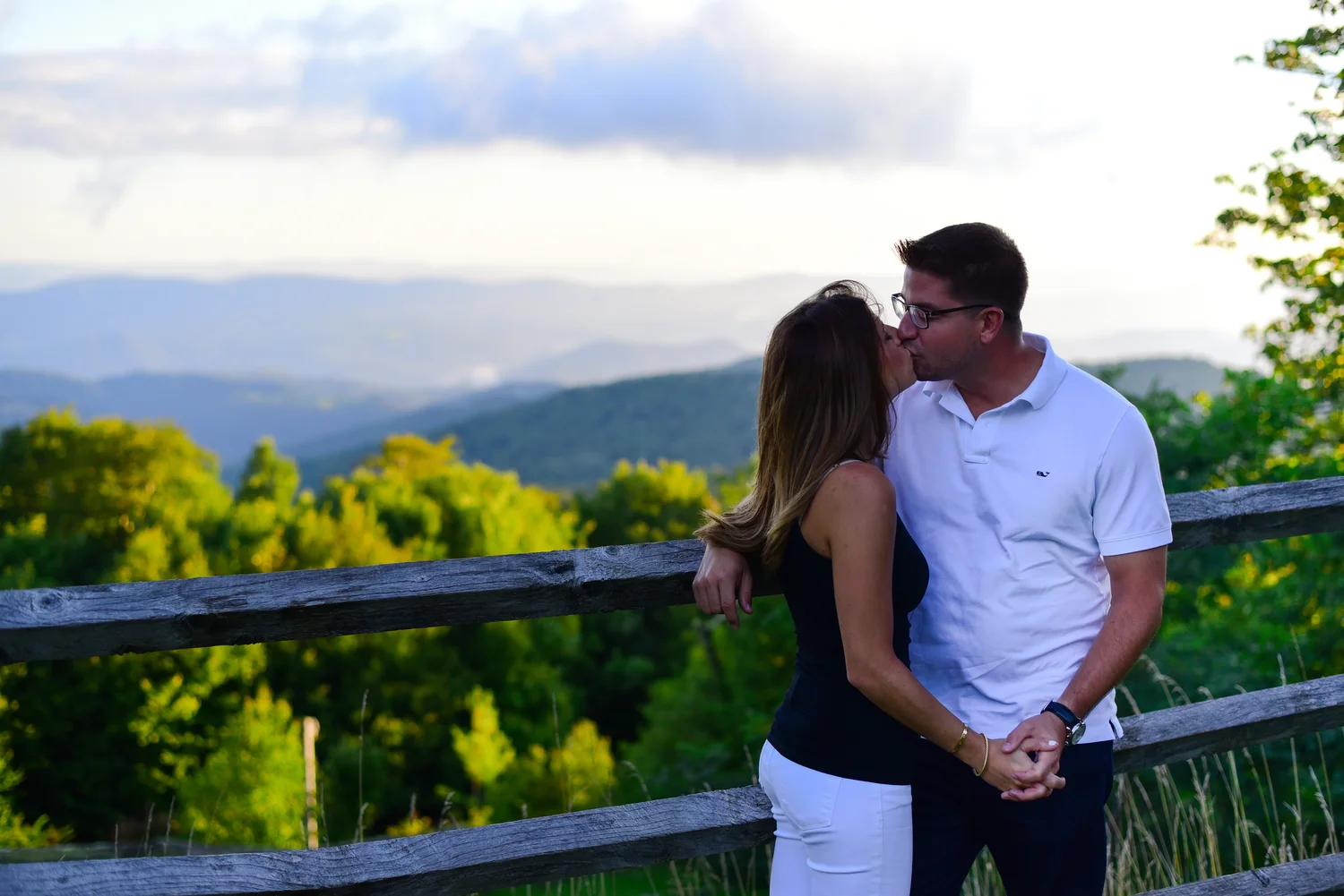 Rudi And Nick Engaged Beech Mountain Nc Cynthia Viola Photography