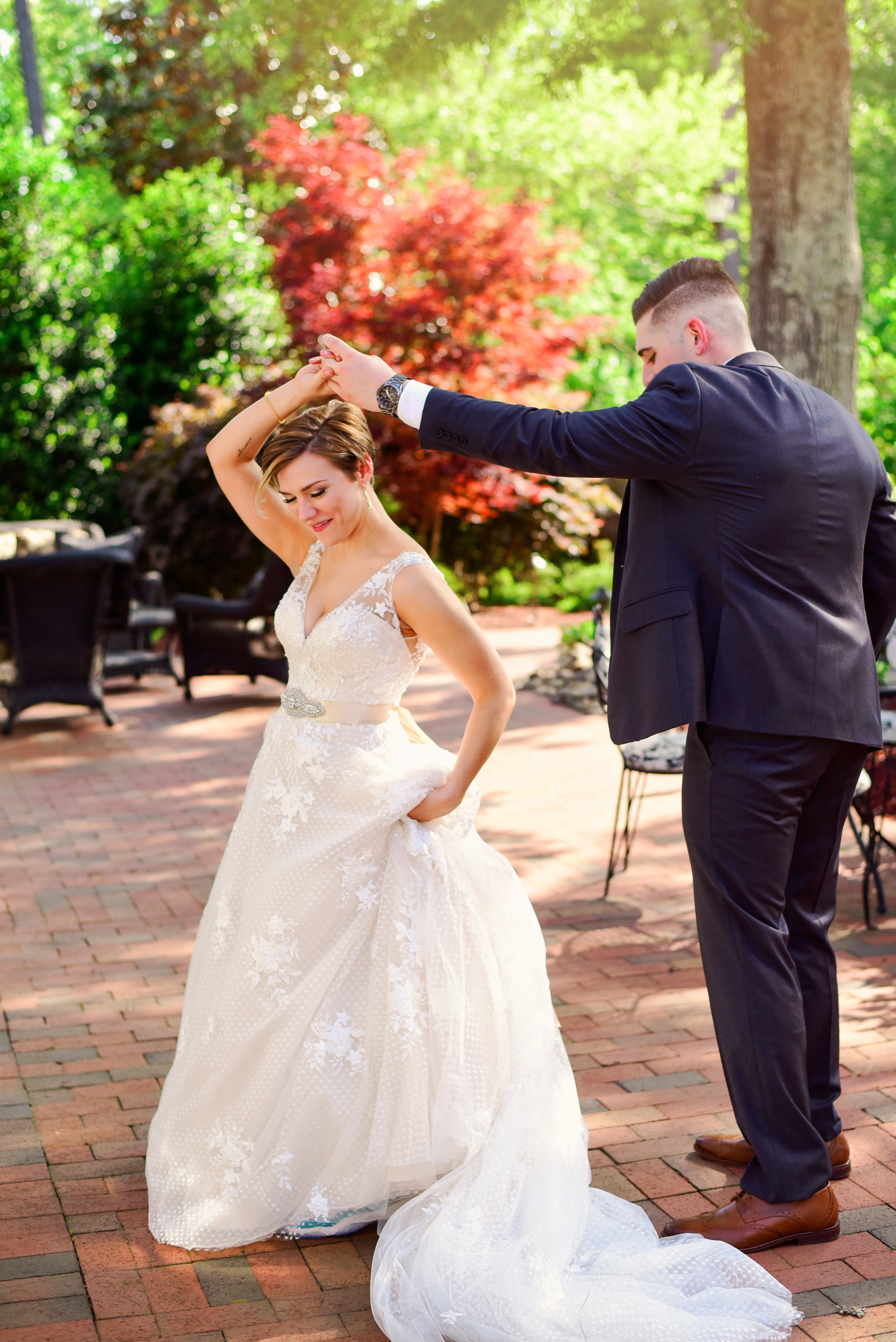 Highgrove Estate Bride and Groom