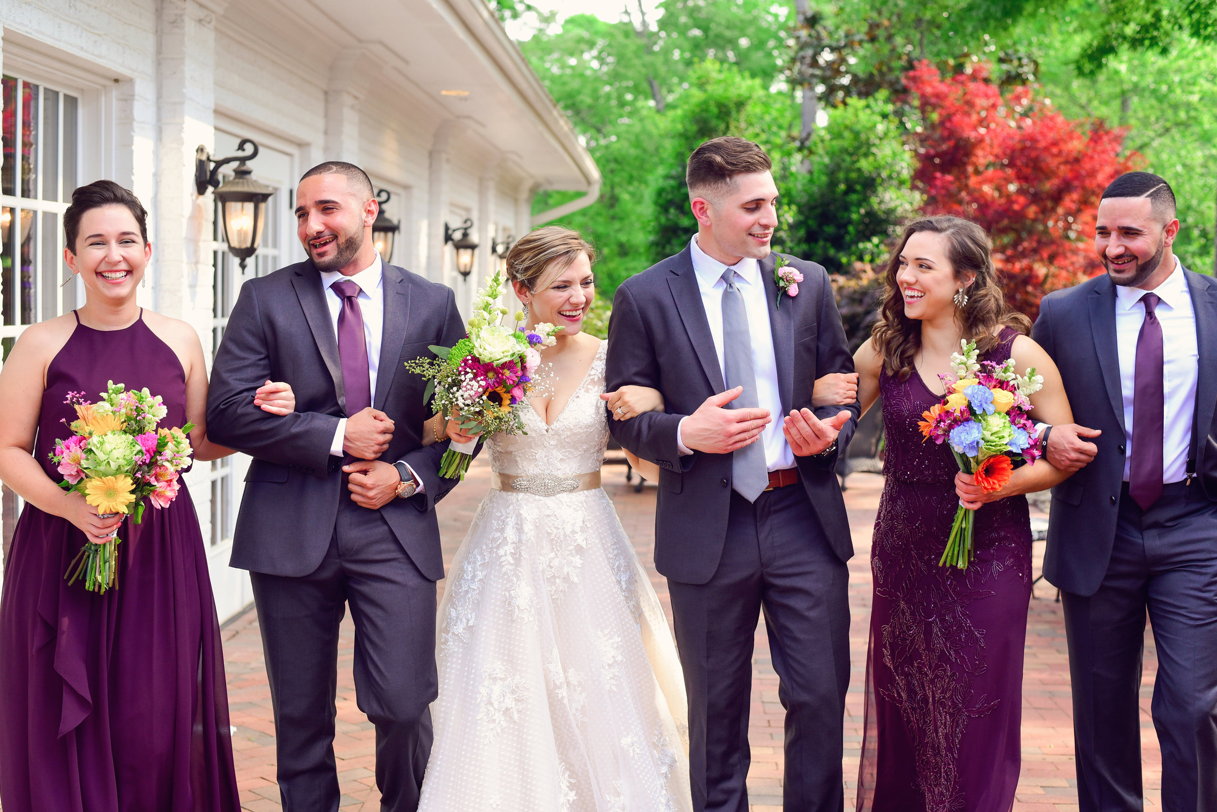 Highgrove Estate bridal party