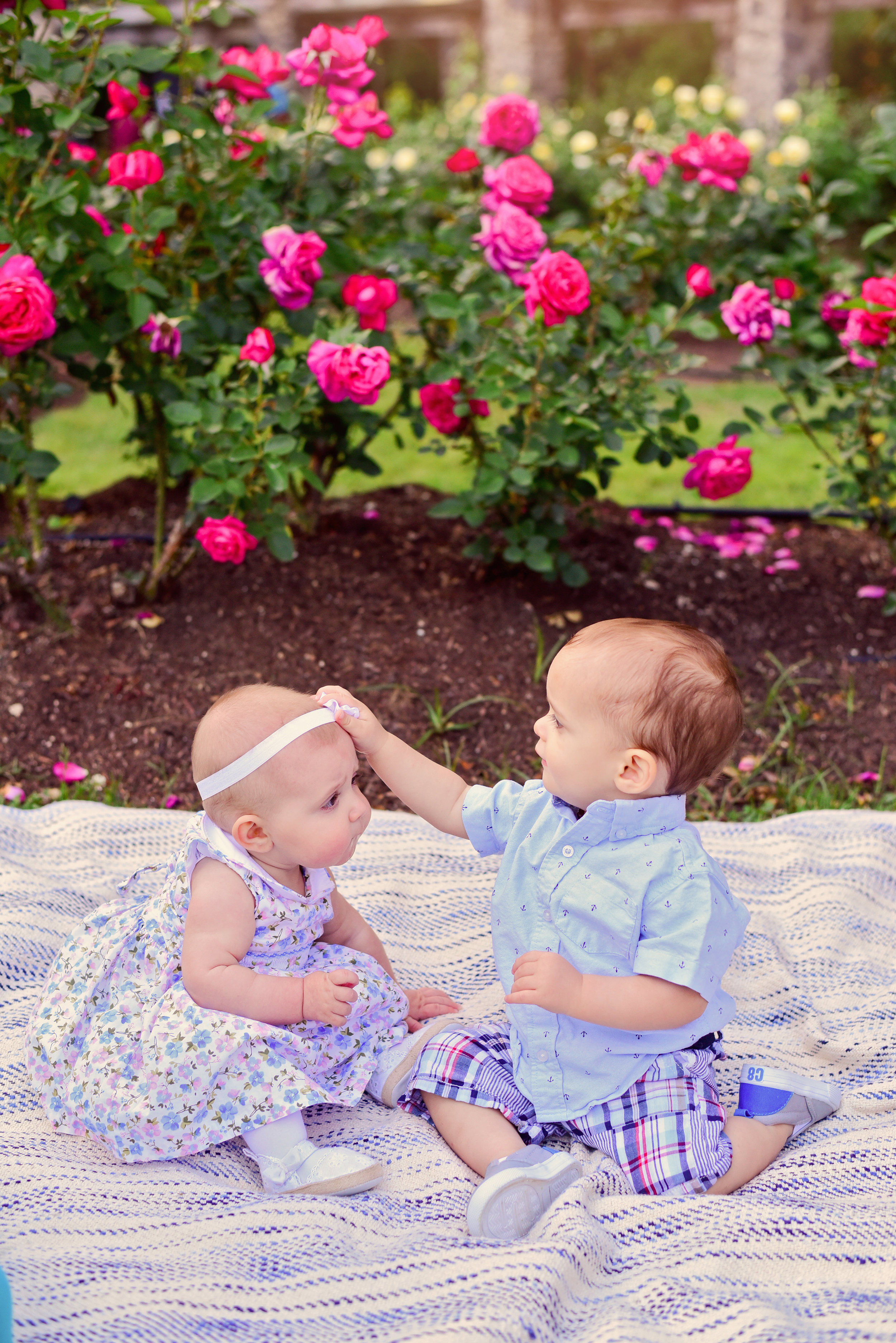 Raleigh Little Theatre Rose Garden Family Photos