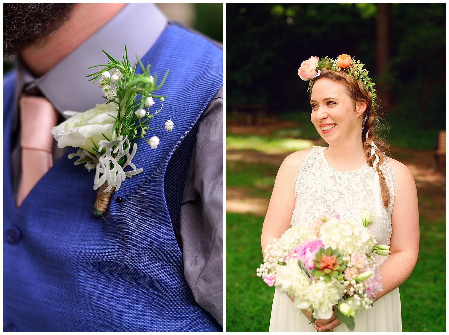 Raleigh Little Theatre Rose Garden Wedding