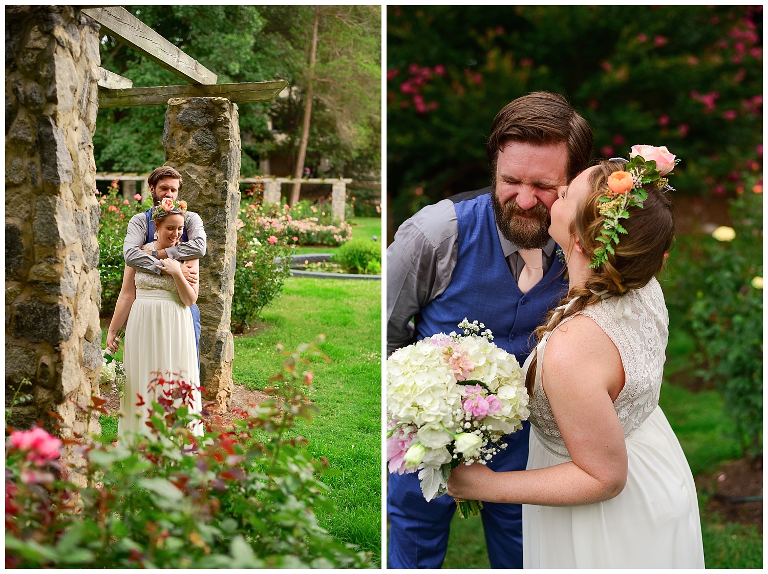 Raleigh Little Theatre Rose Garden Wedding