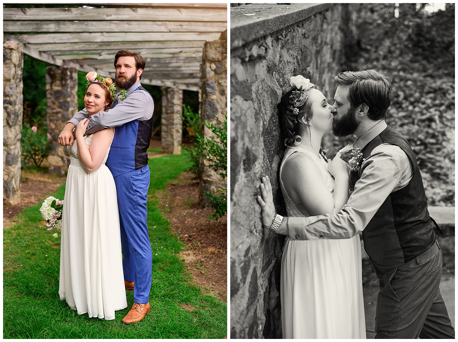 Raleigh Little Theatre Rose Garden Wedding