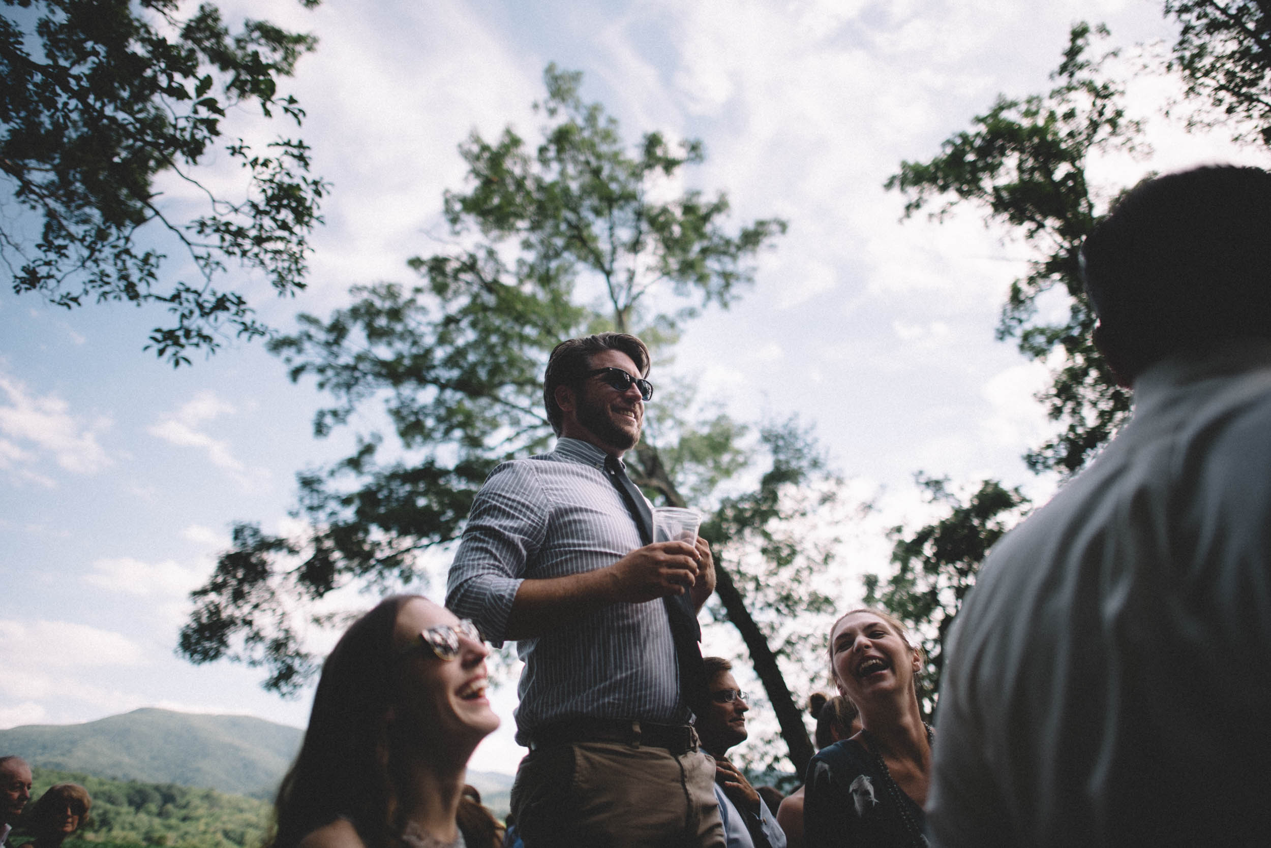 Wedding ceremony in Stanley, Virginia