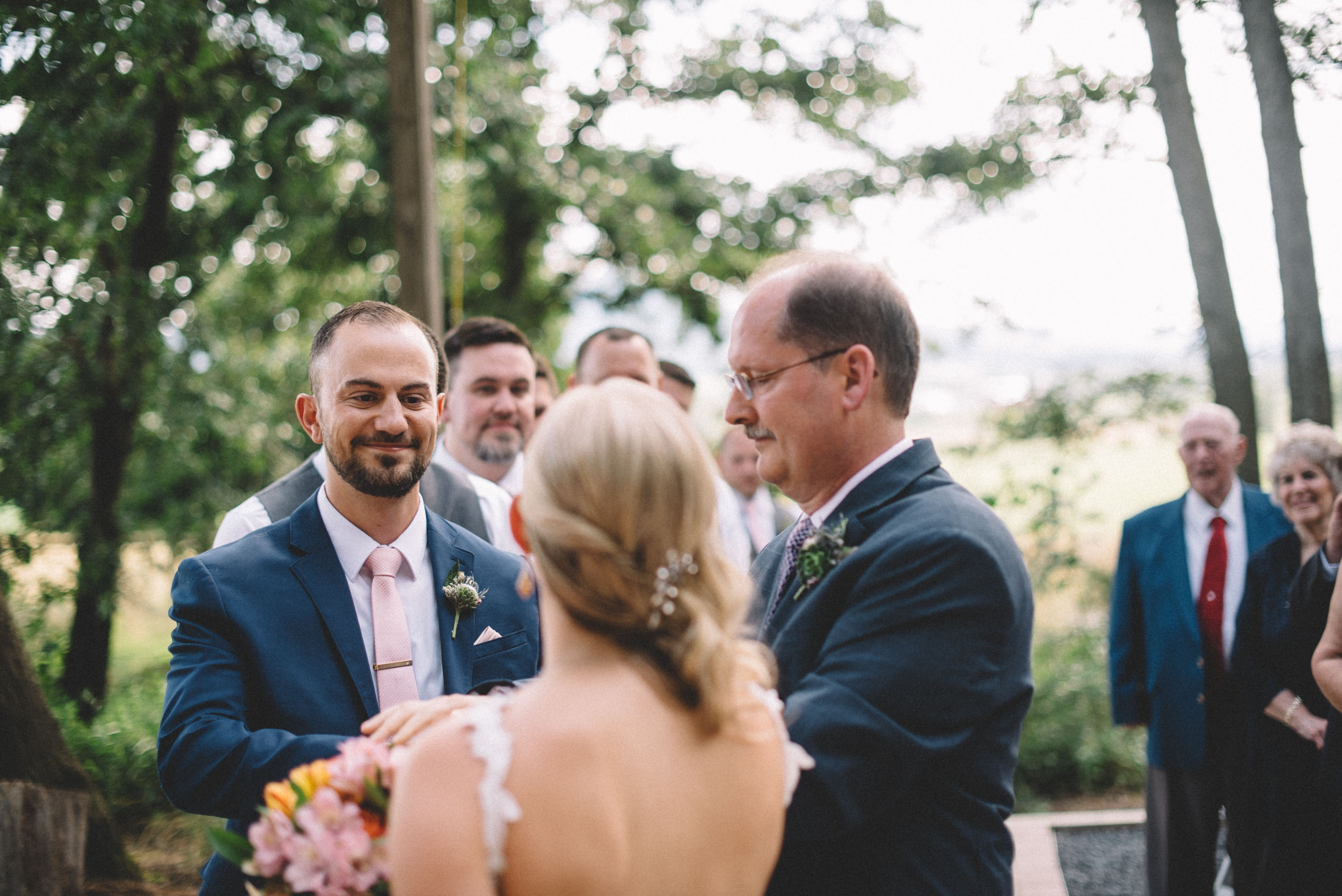 Shenandoah Woods wedding ceremony