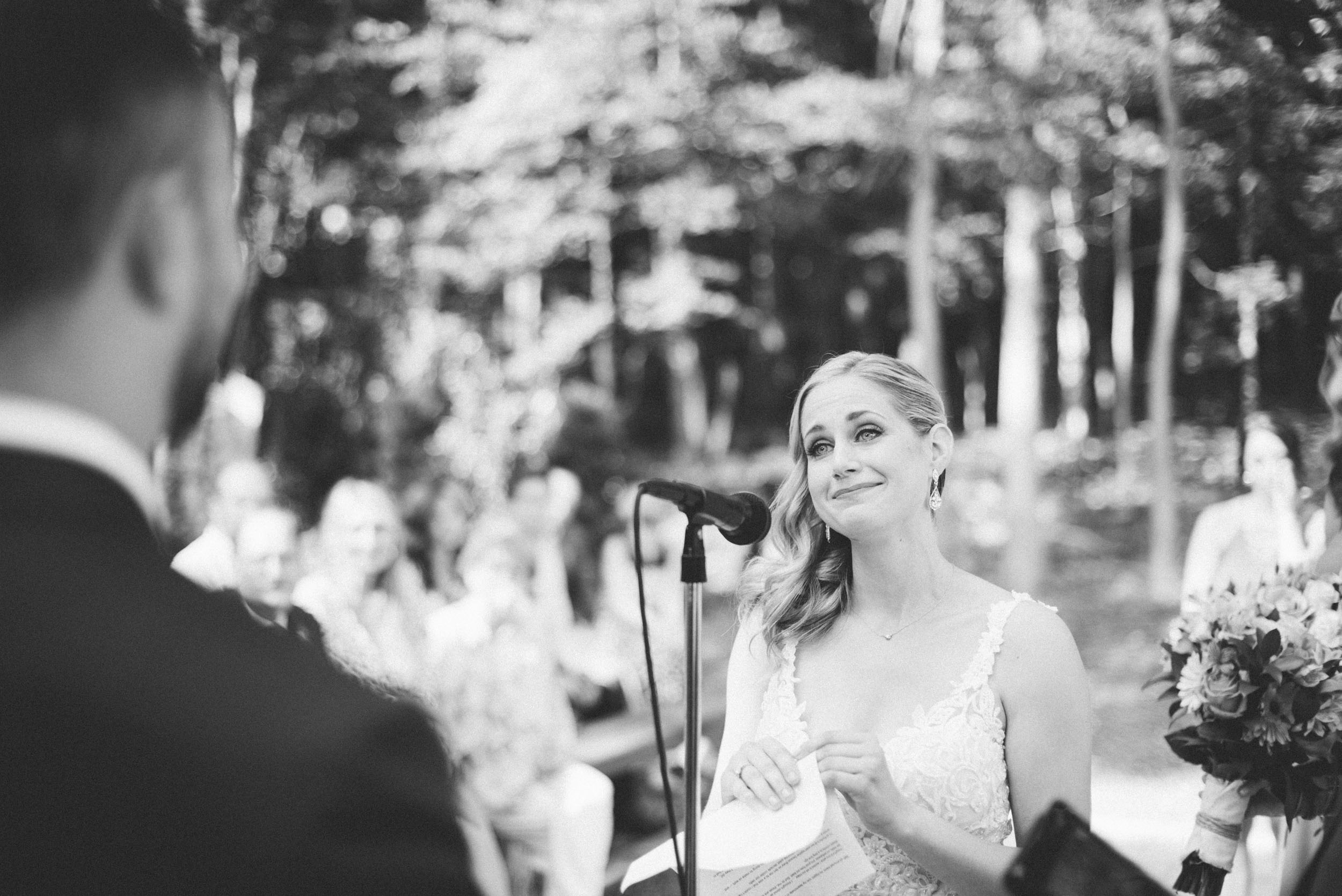 Shenandoah Woods wedding ceremony