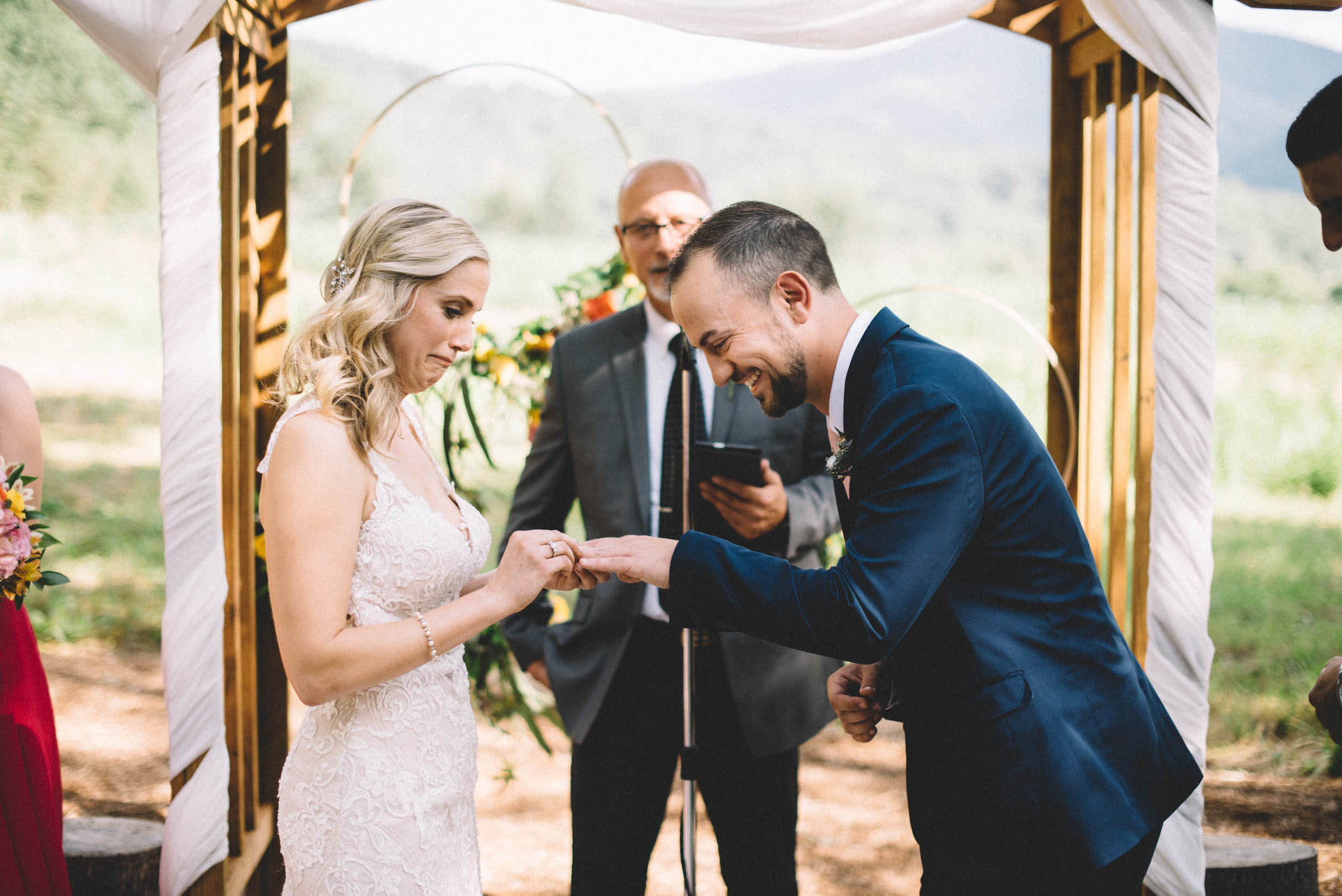 Shenandoah Woods wedding ceremony