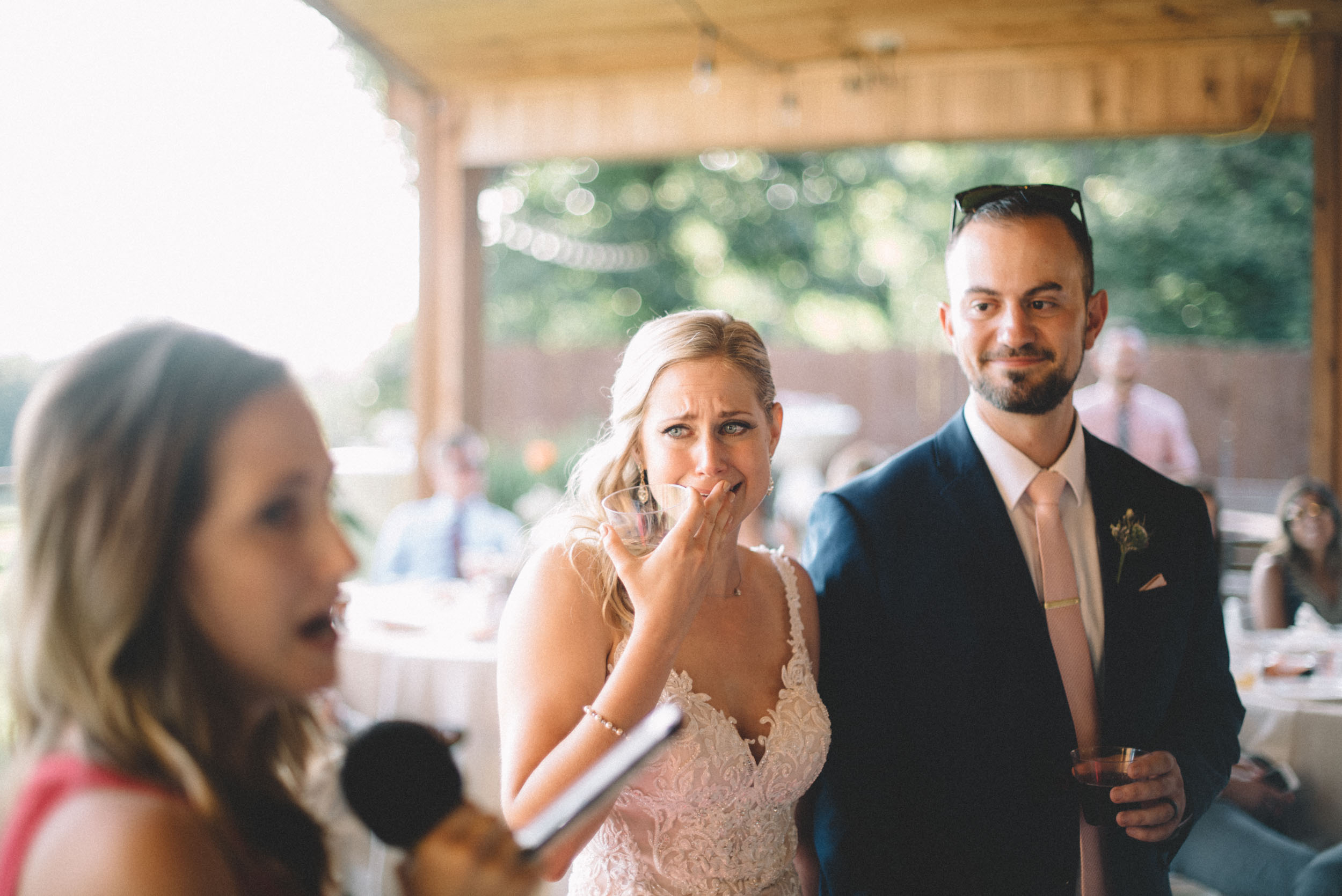 Wedding reception in Shenandoah Woods