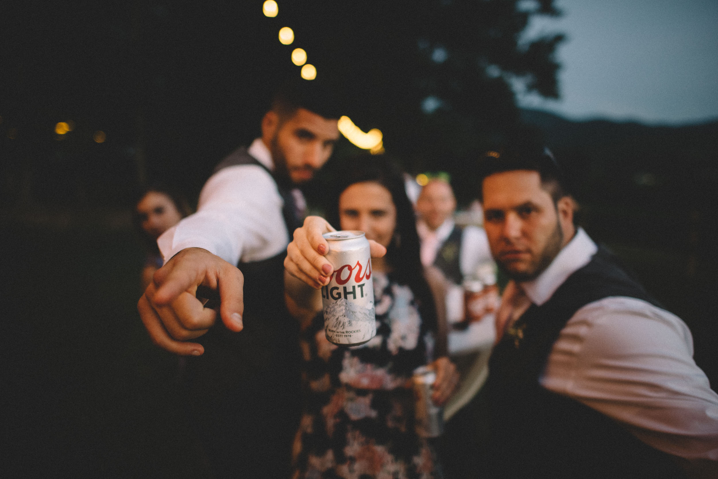 Wedding reception in Shenandoah Woods