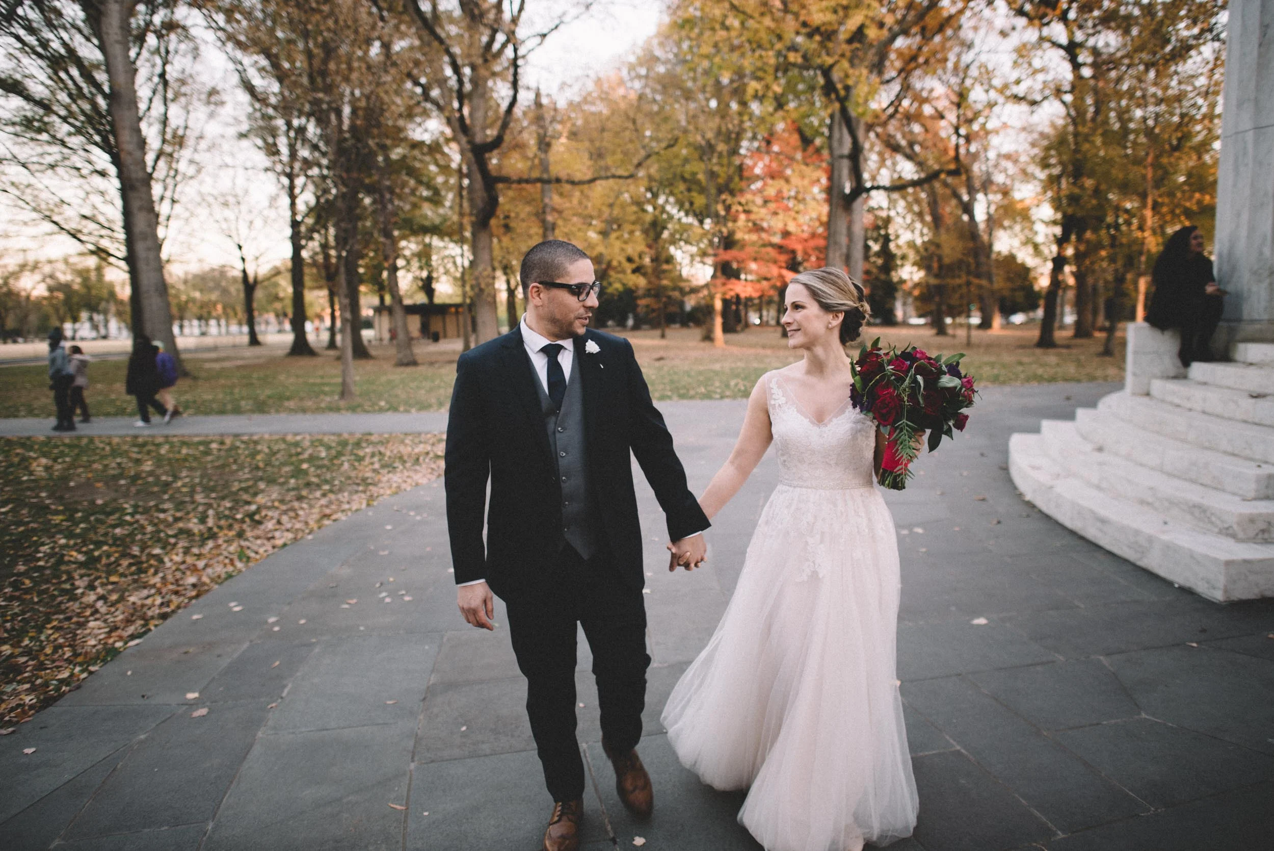 DC War Memorial Wedding
