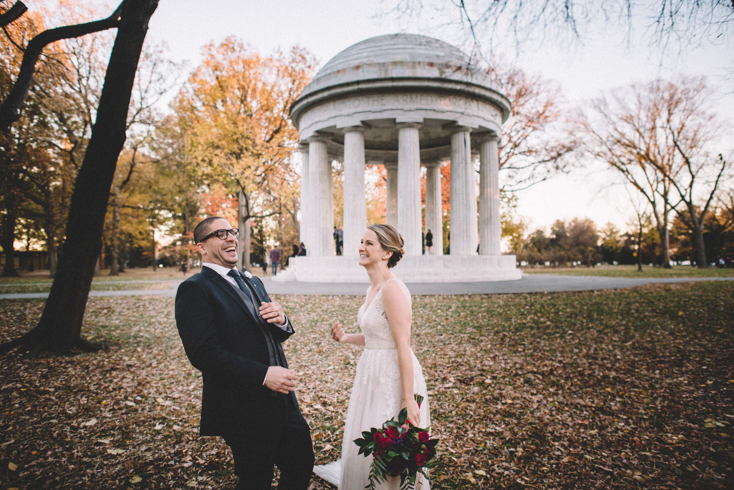 DC War Memorial Wedding