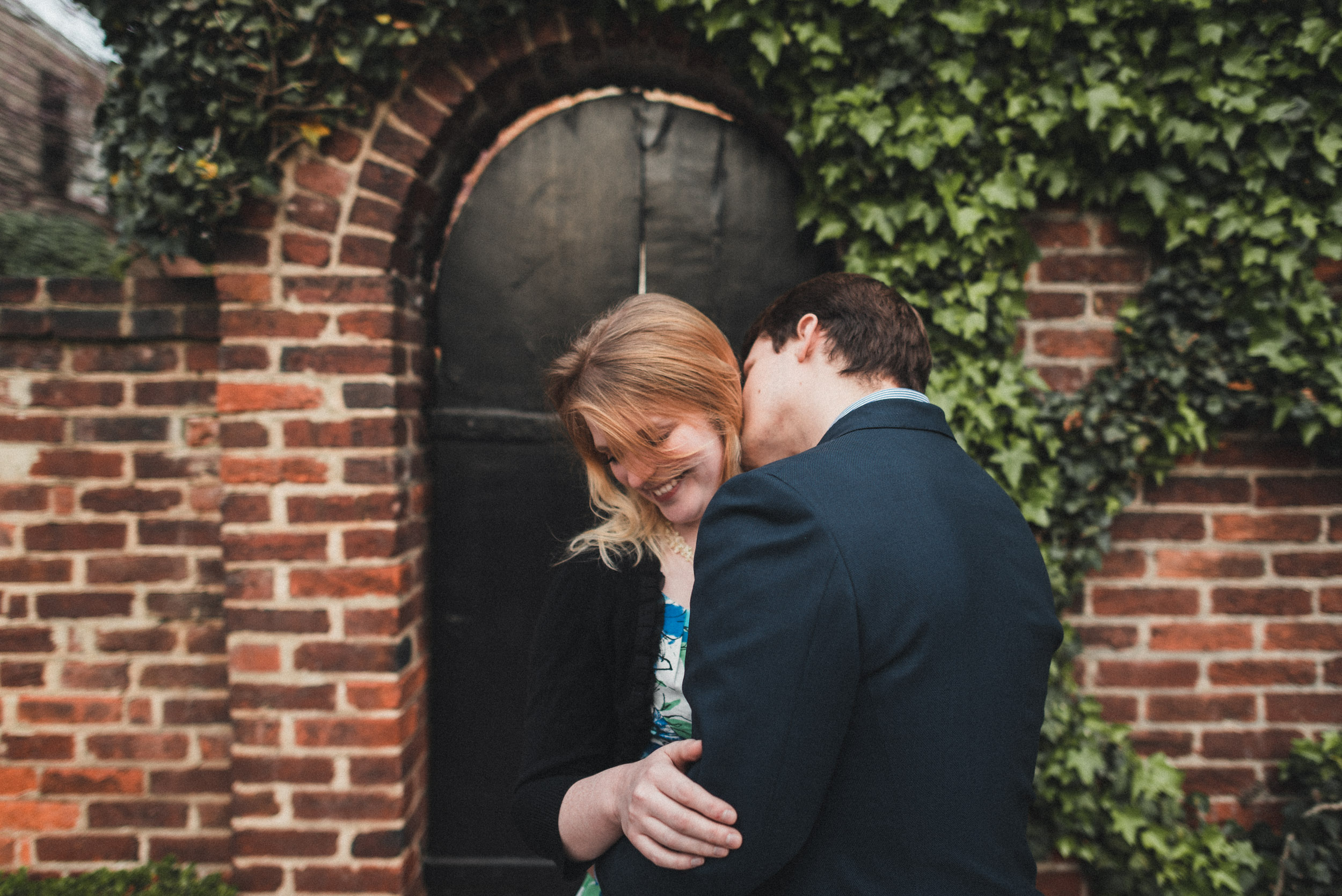 old town alexandria engagement session 