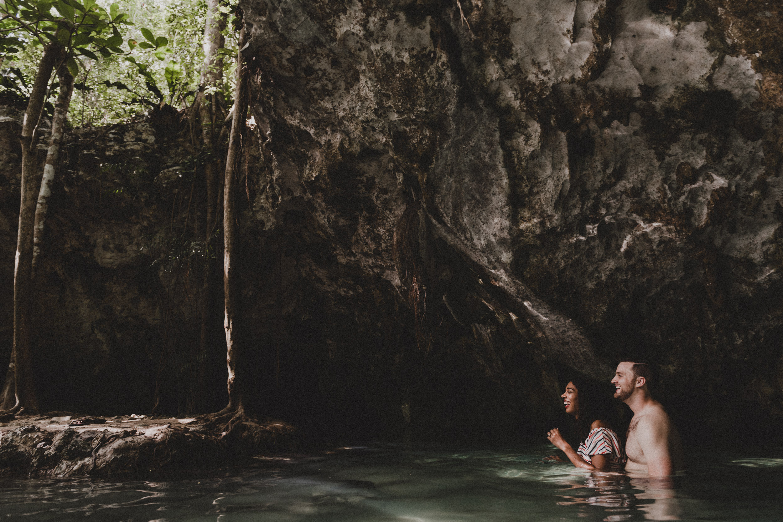 grand cenote engagement session