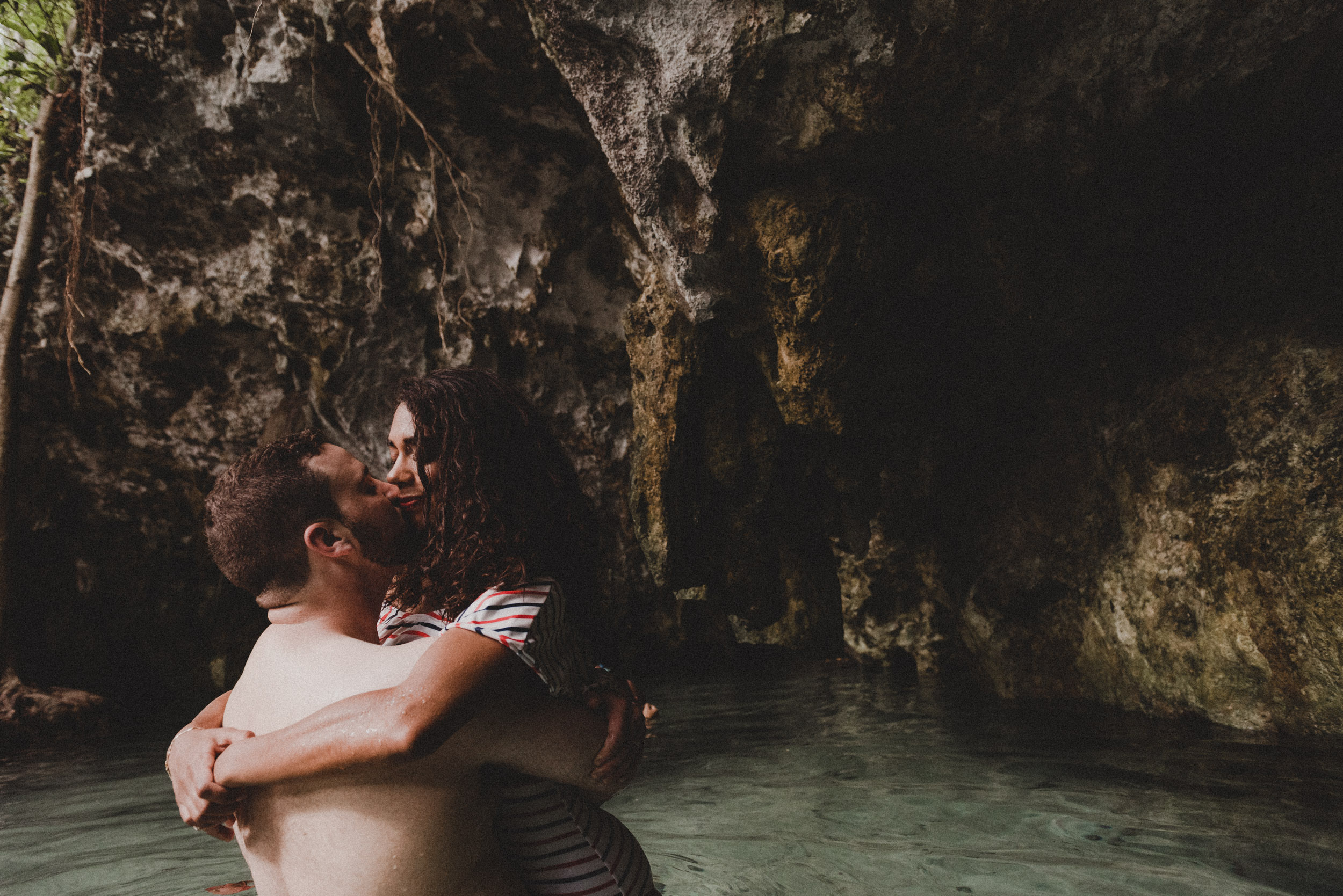 grand cenote engagement session