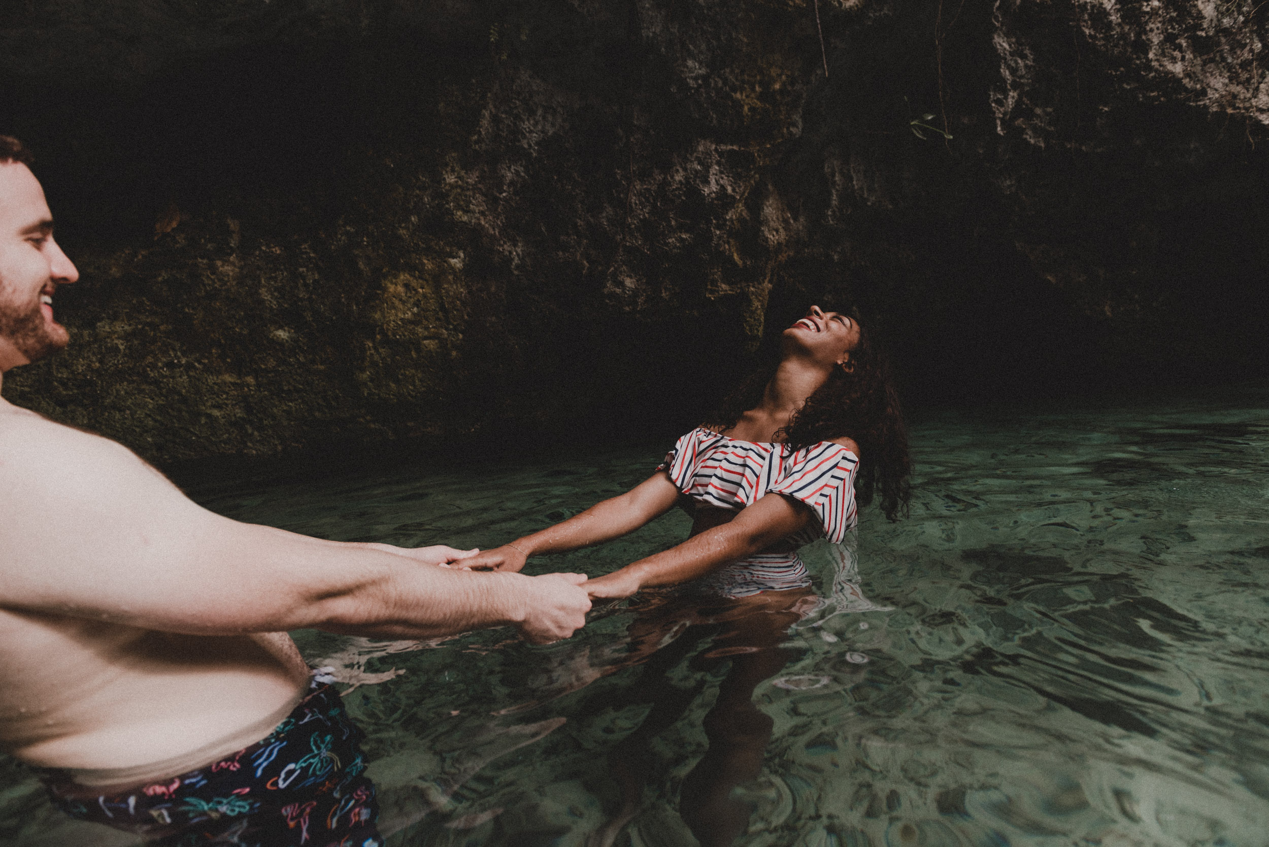 grand cenote engagement session