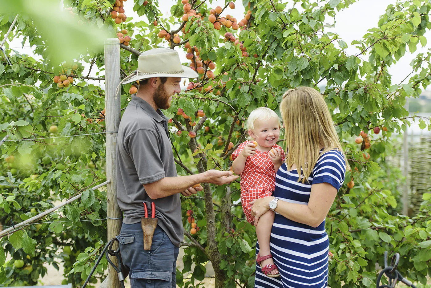 Visitors interact with a gardener at RHS Hyde Hall - ©RHS/Georgi Mabee