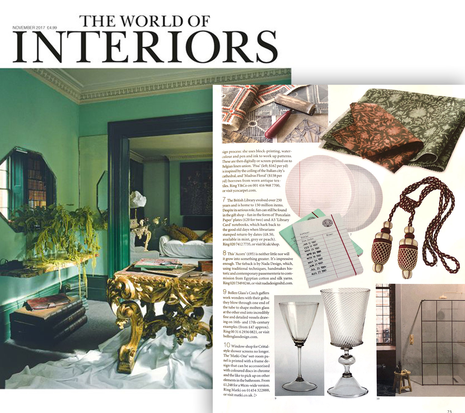 WORLD OF INTERIORS NOVEMBER 2017