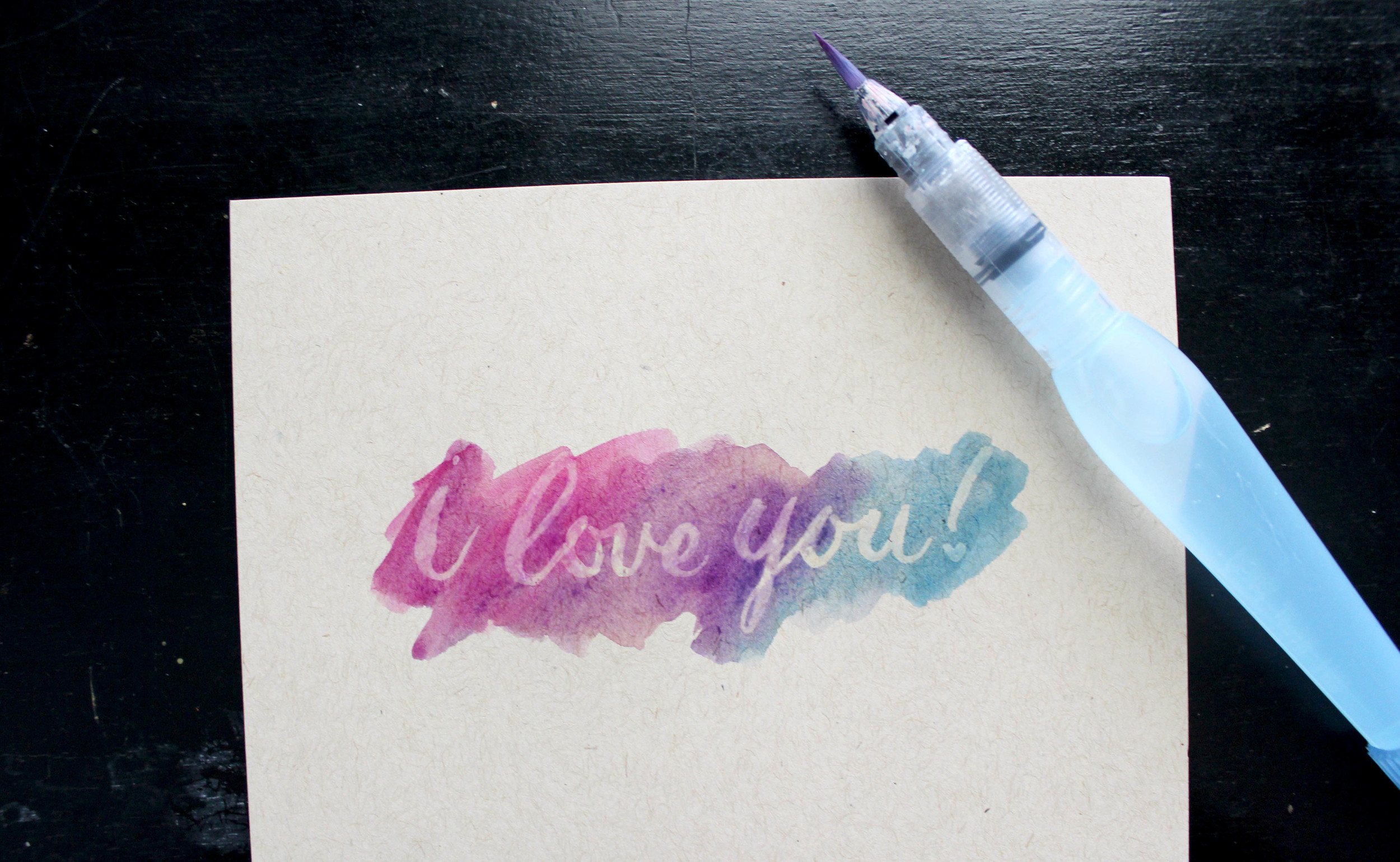 Using Masking Fluid with Your Hand Lettering  Watercolor masking fluid,  Watercolor lettering, Fluid acrylic painting