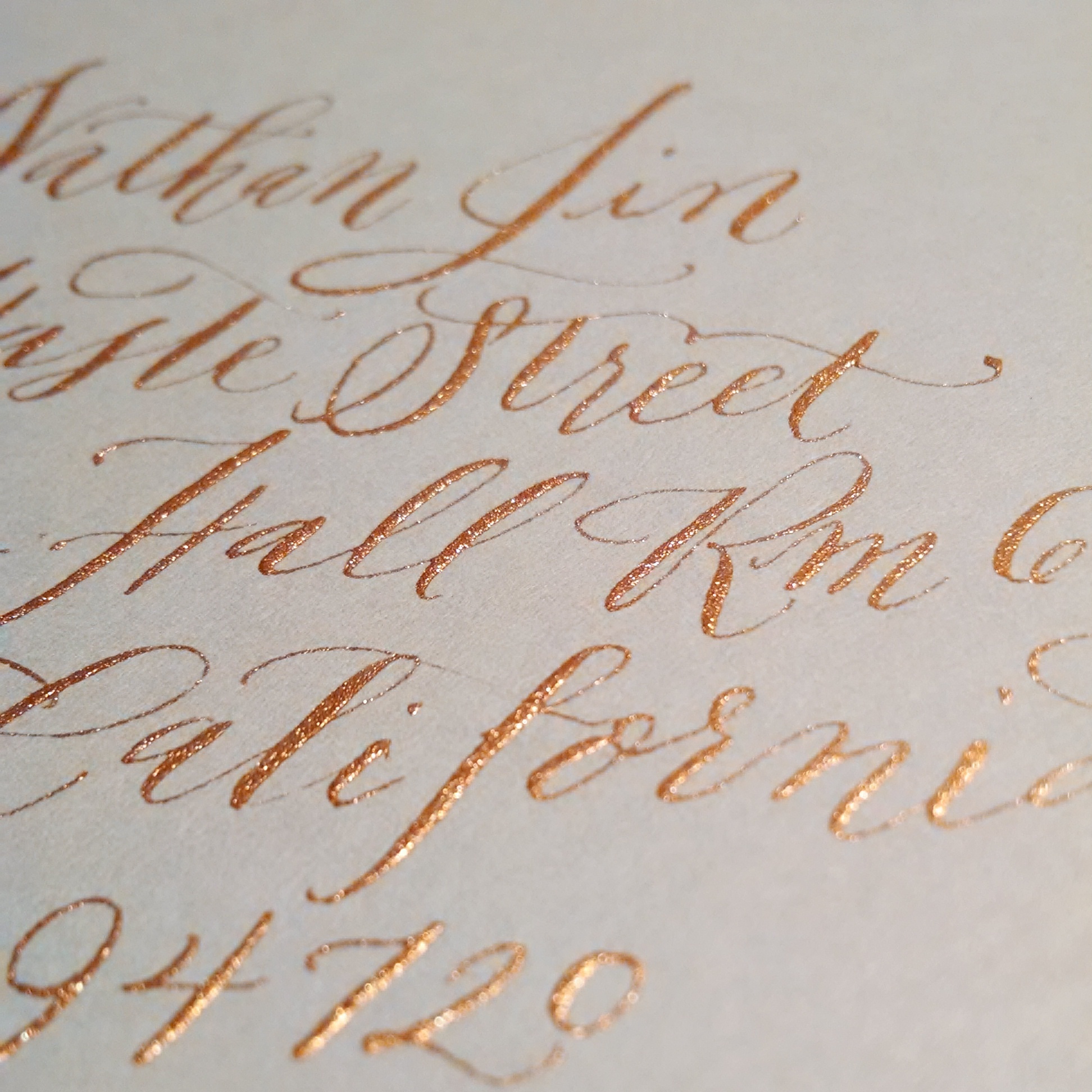 Creative Spotlight: Elsa B Duncan of Mint Tea Calligraphy on Ashley Bush Blog