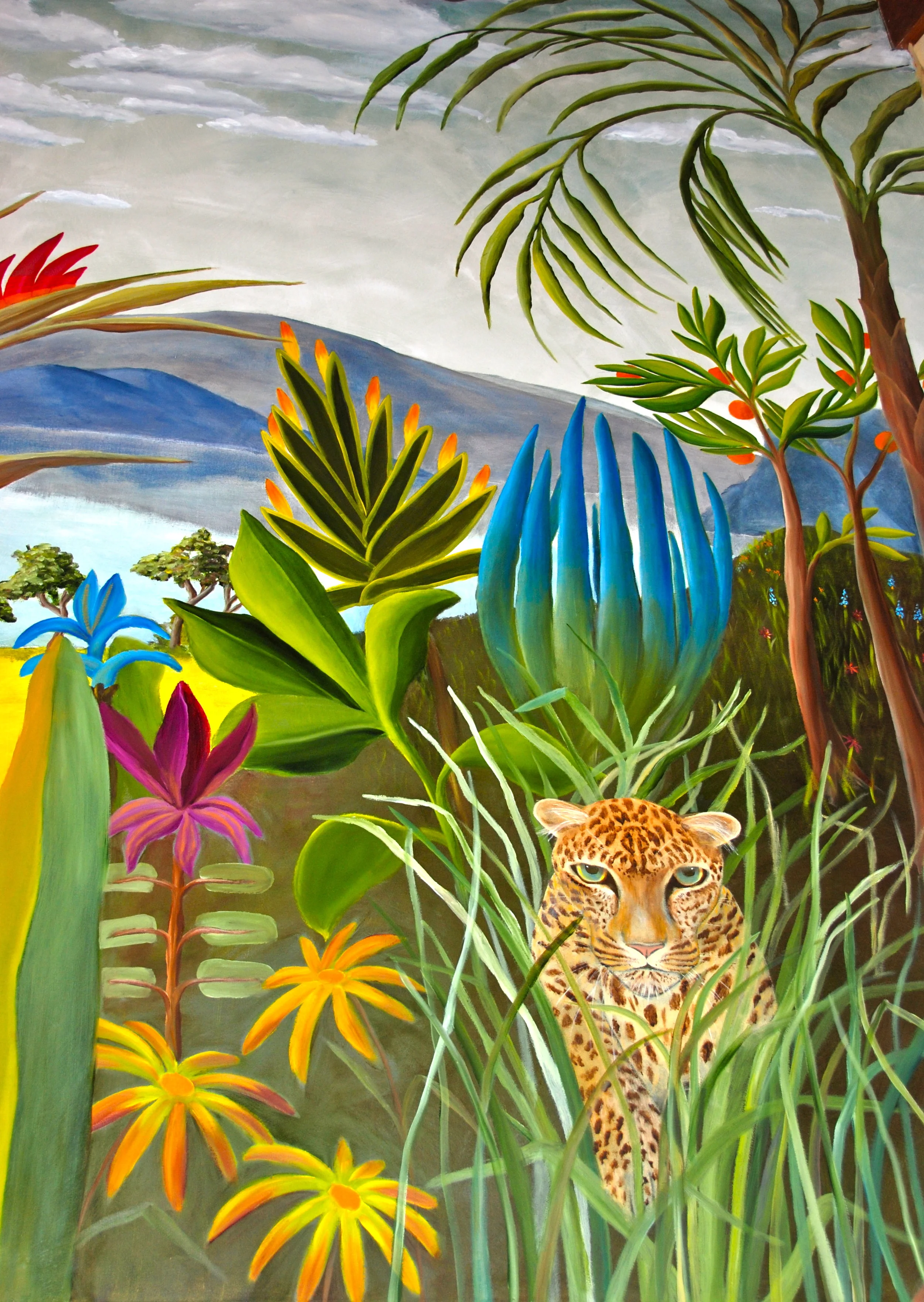  Fantasy painting 9 feet tall. 