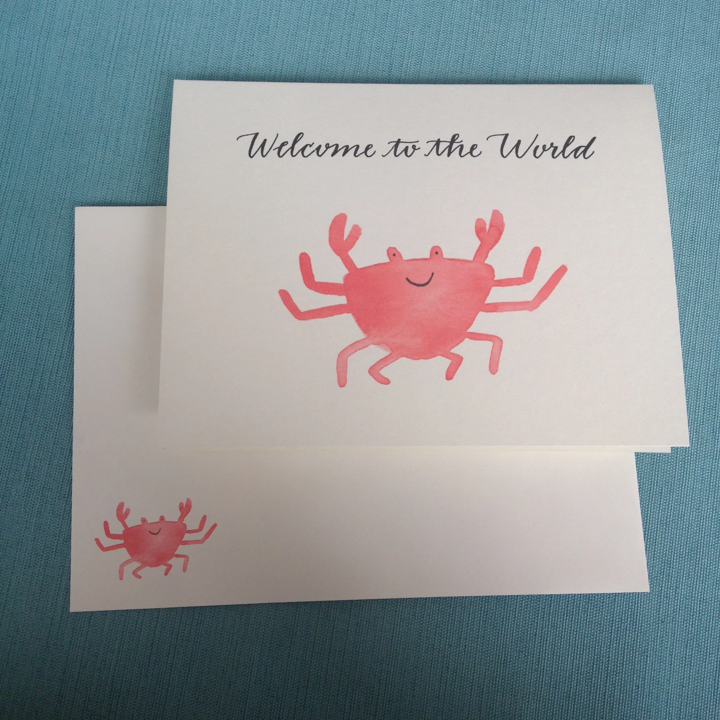 Welcome to the World - Baby Greeting Card
