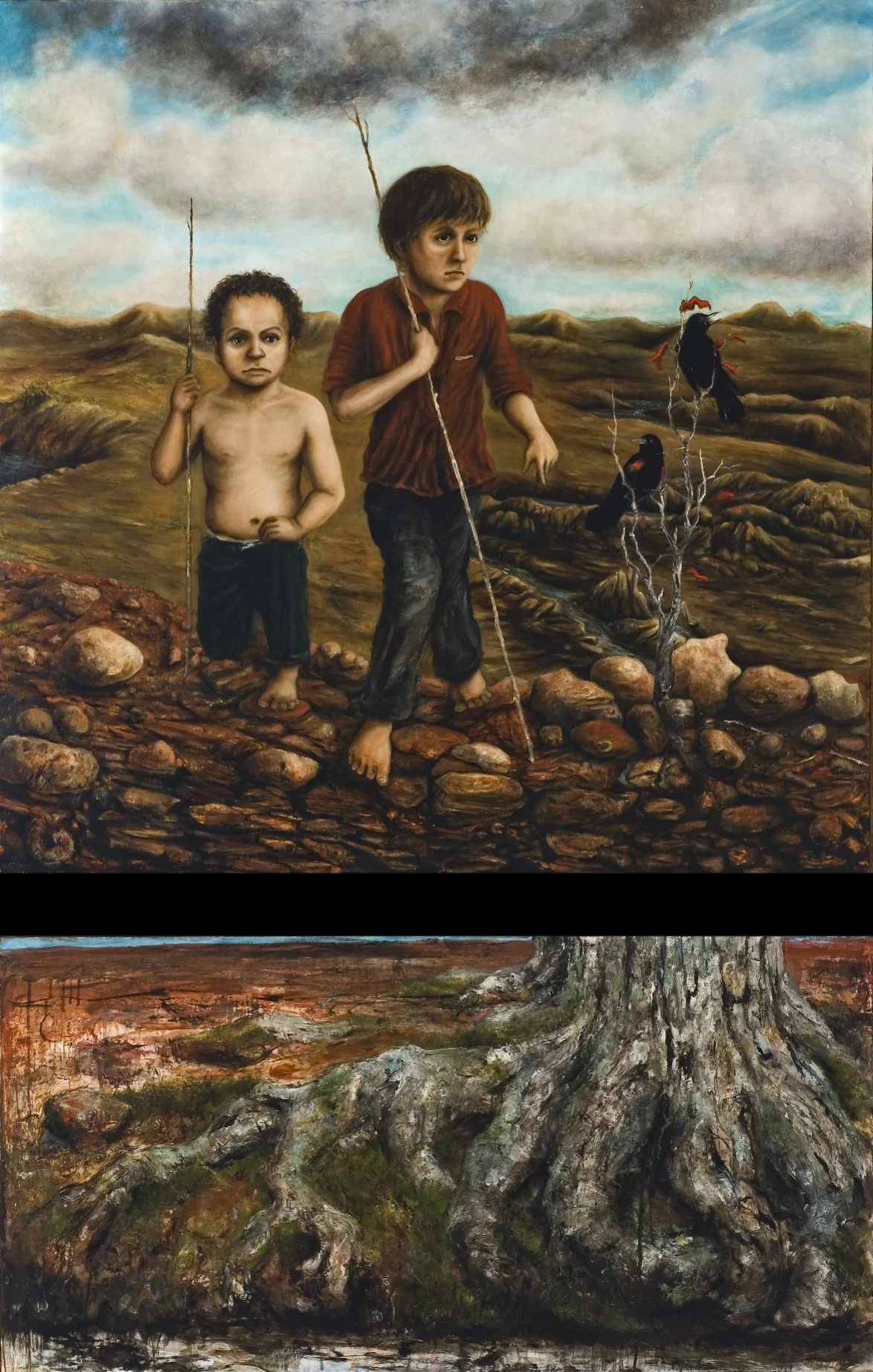 The Tangled Bank: What is heard, what is remembered (above) Erosion (below)