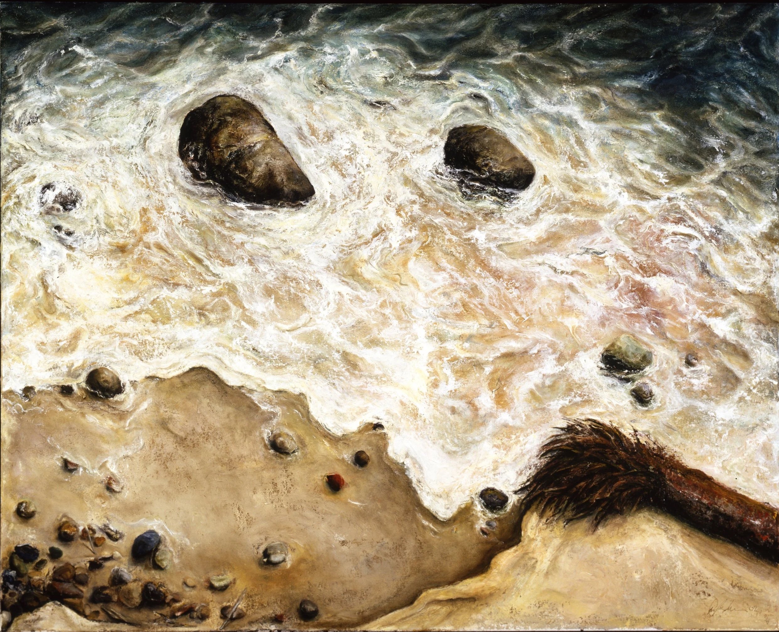 Malibu. 2002. Oil on linen. 24 x 30 in. (61 x 76.2 cm) 
(private collection, Santa Monica, California) 