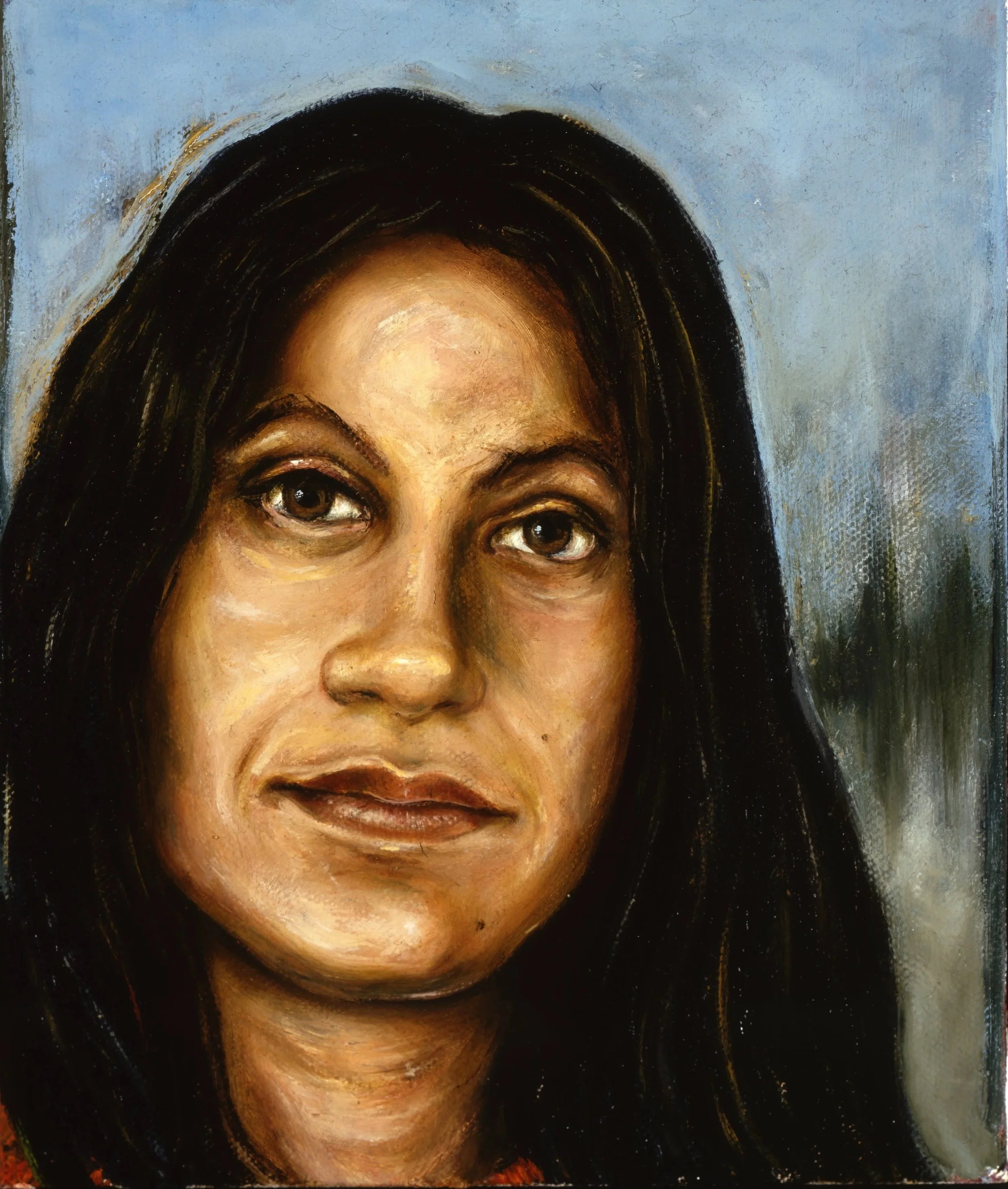 Carla II. 2001. Oil on linen. 12 x 10 in. (30.5 x 25 cm) 