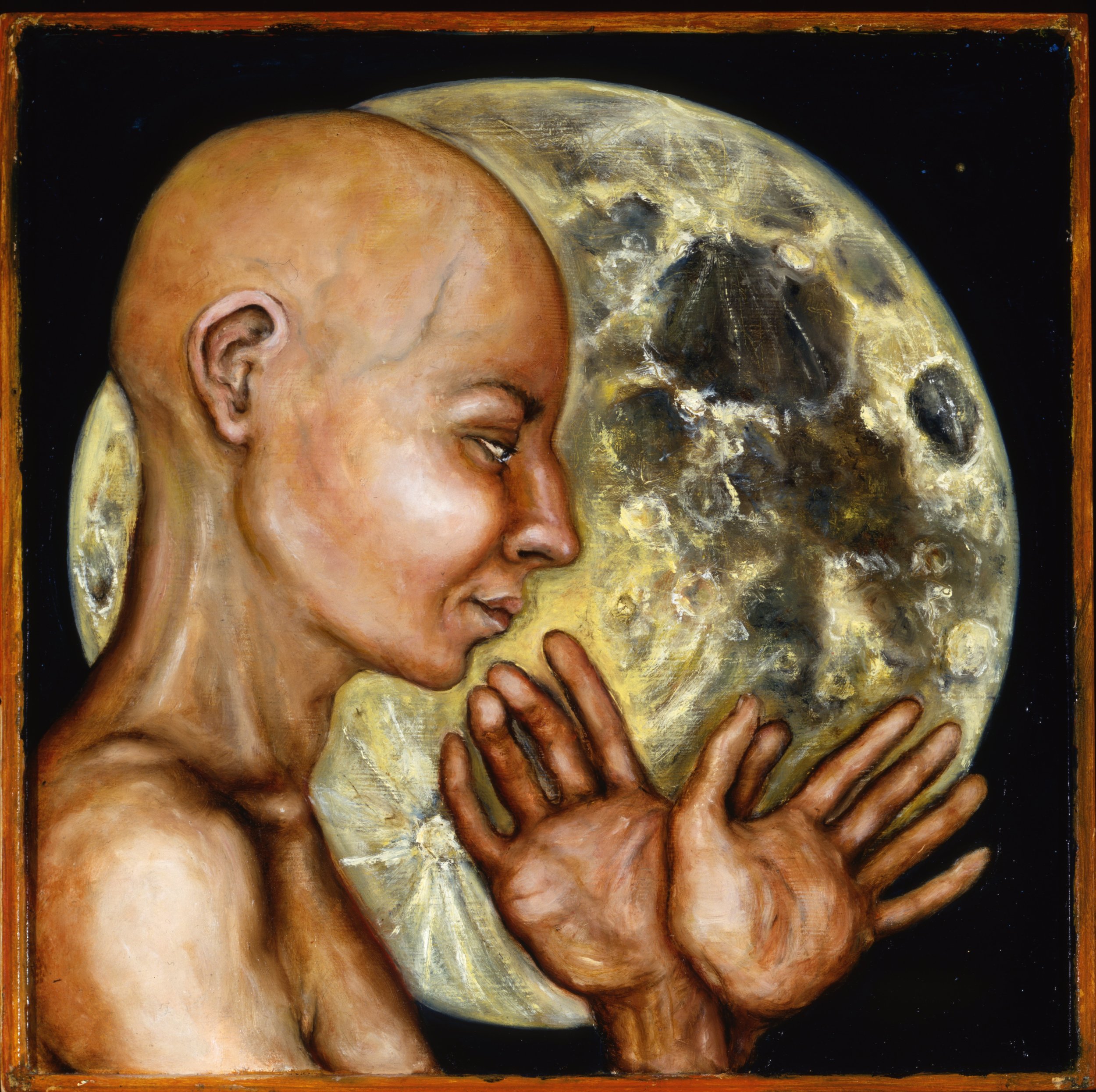 Conjunction (still geworden # 13). 1996. Oil on panel. 15 x 15 in. (38.1 x 38.1 cm) 