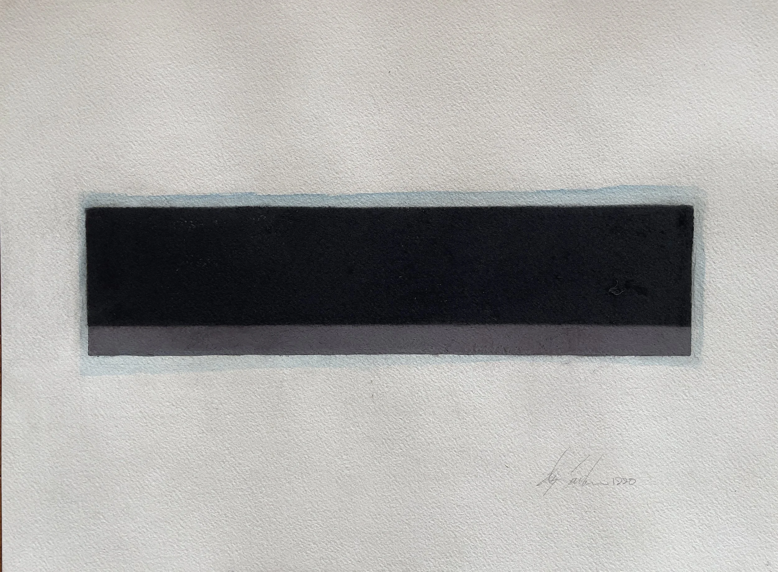 Horizon. 1990. Pencil, watercolor, gauche, and charcoal on paper. 12 x 16 in. (30.5 x 40.6 cm)