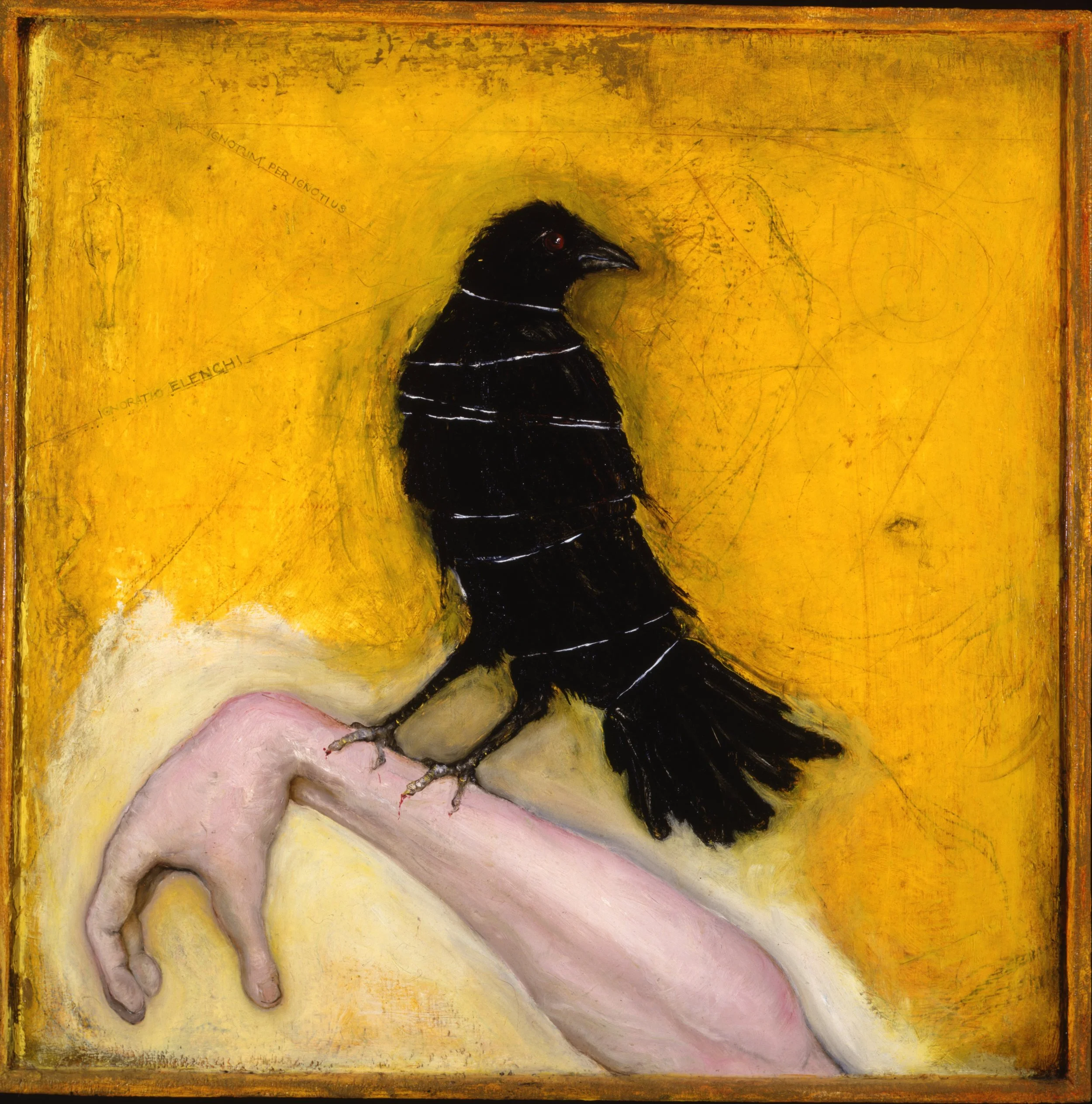 Psychomachia. 1999. Oil on linen. 20 x 20 in. (50.8 x 50.8 cm)
