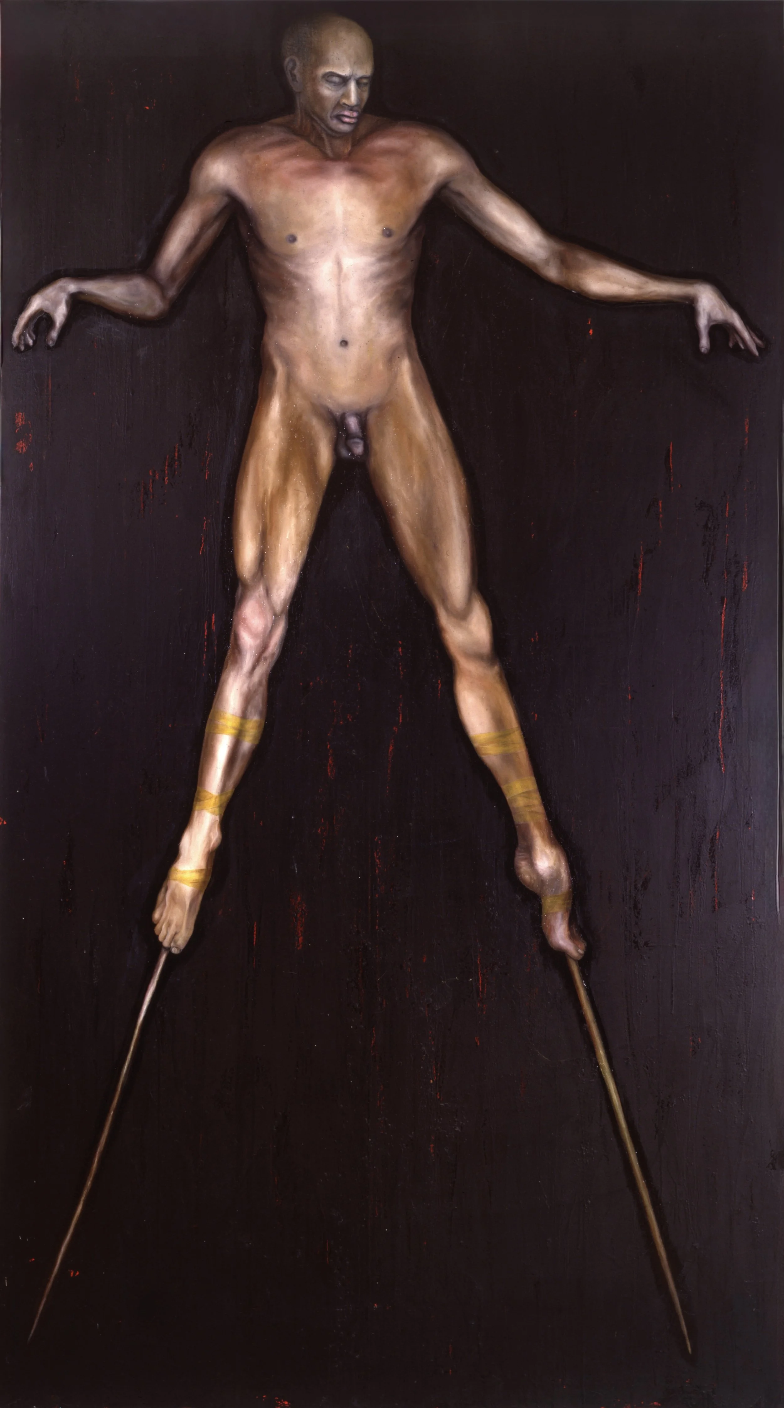Intermezzo (Speakable and Unspeakable). 1993. oil on canvas. 96 x 72 in (243.8 x 198 cm) 