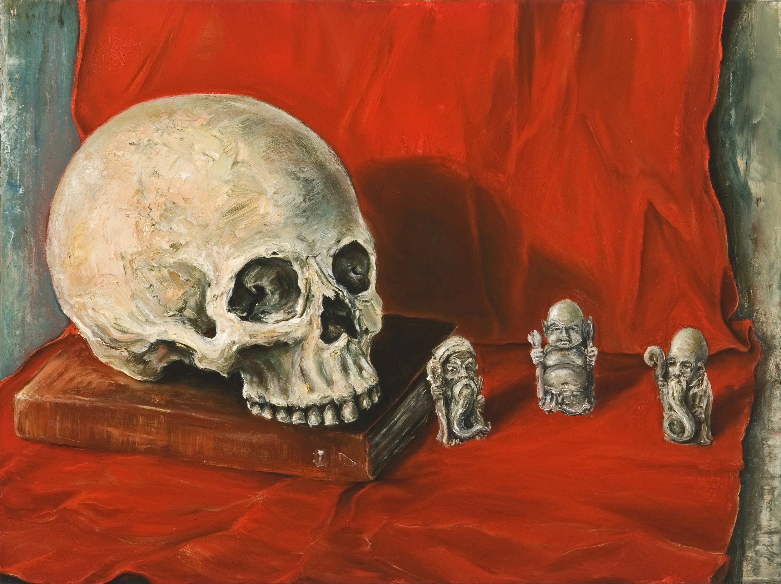 Three Philosophers. 2002. Oil on panel. 12 x 16 in. (30.5 x 40.6 cm)
