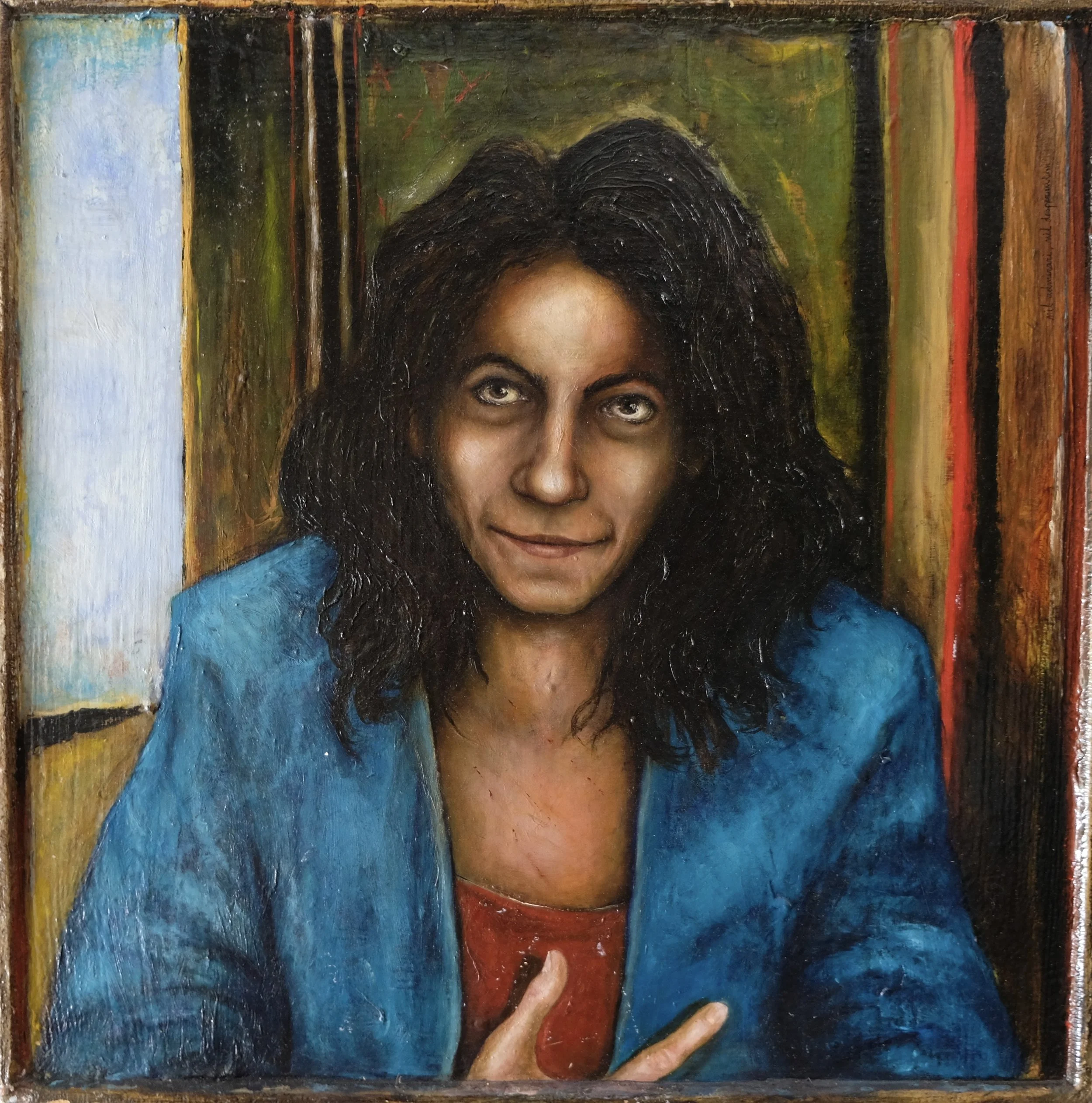 Sarah. 1997. Oil on panel. 20 x 20 in. (50.8 x 50.8 cm)