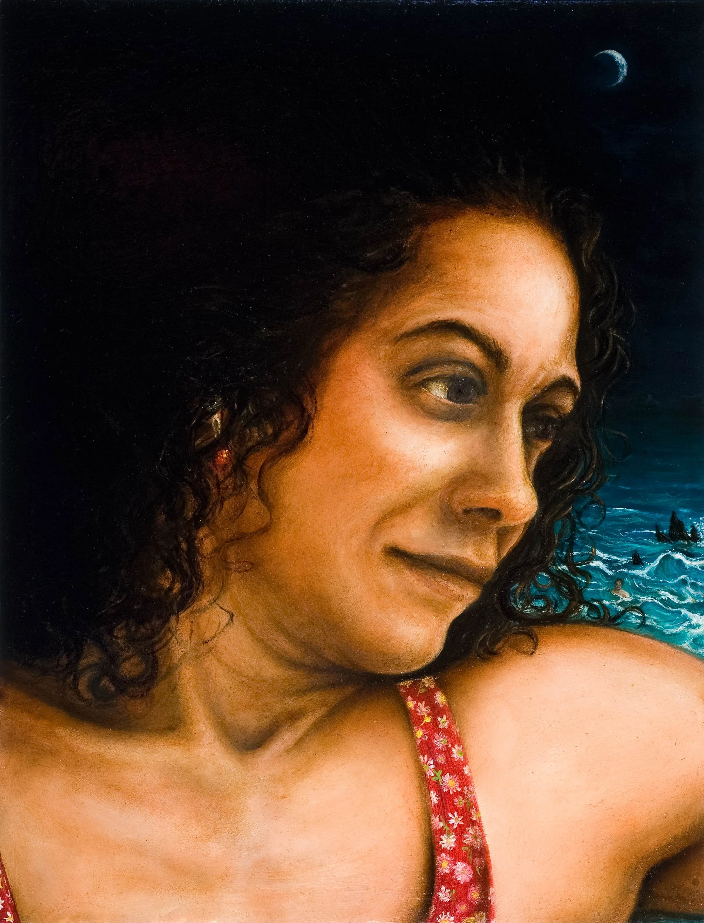 Positano. 2003-05. Oil on panel. 16 x 12 in. (40.6 x 30.5 cm) 