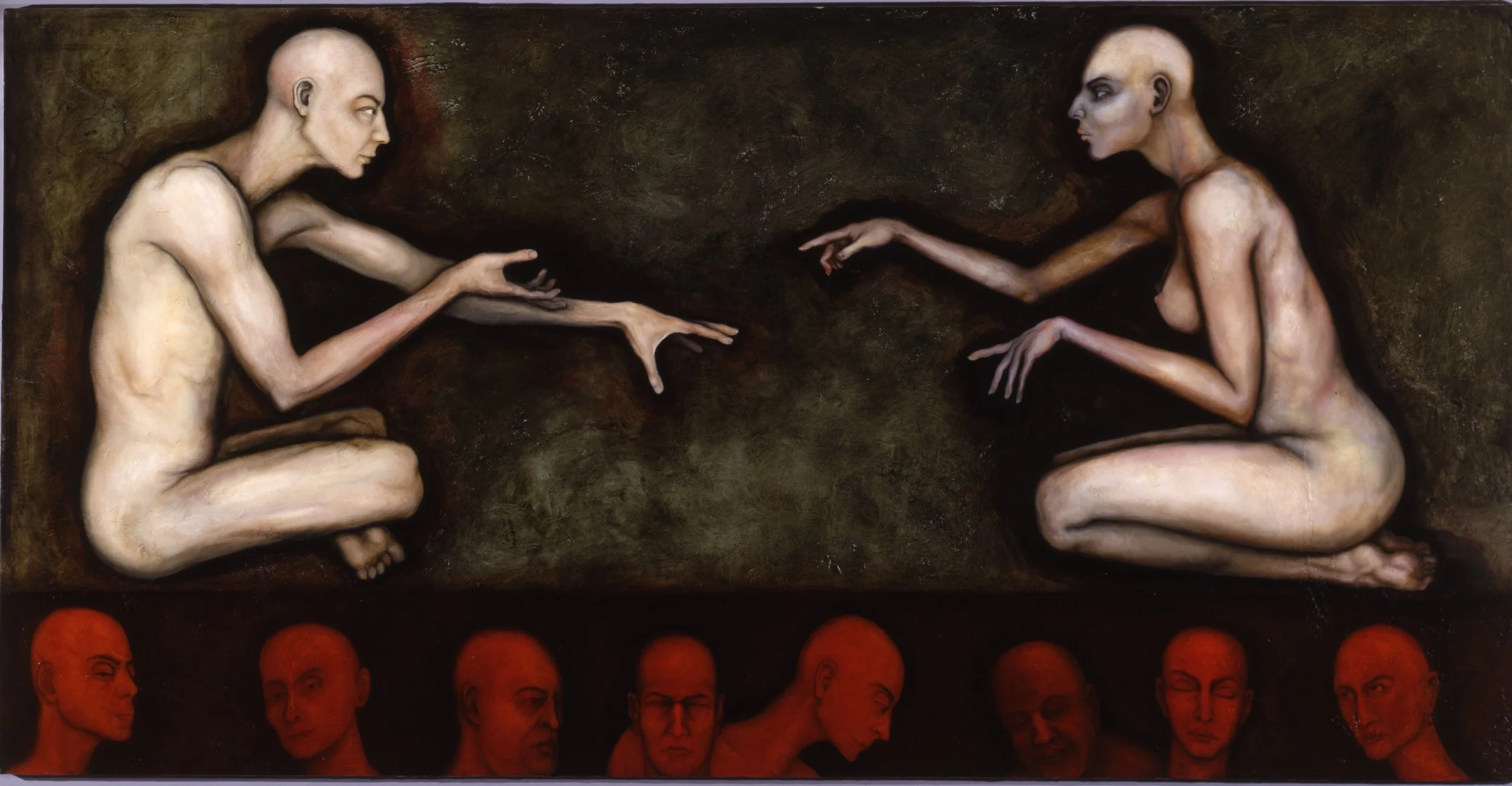 Confession. 1992. Oil on canvas. 48 x 96 in. (121 x 243.8 cm) (private collection, Chicago) 