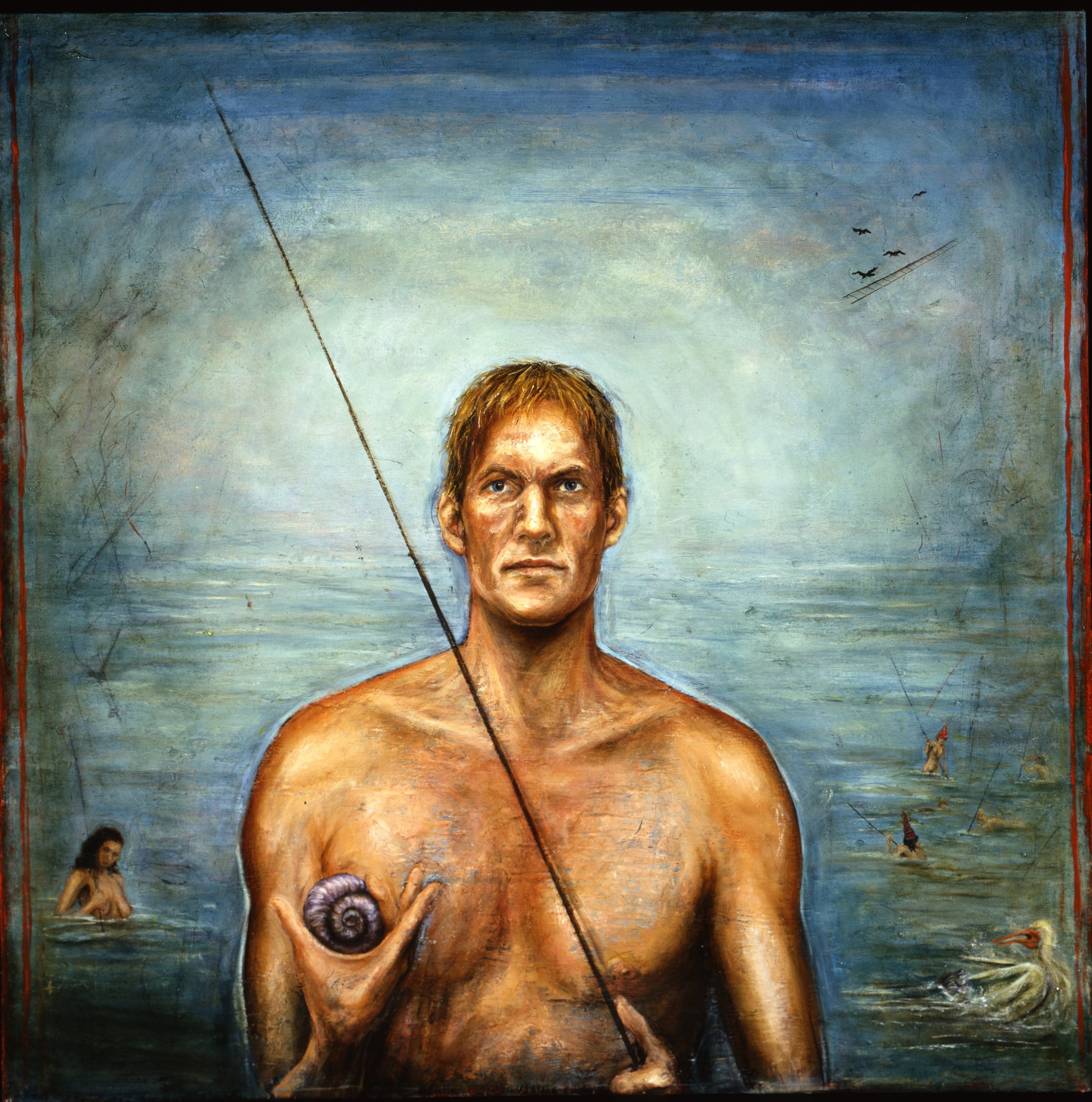 Hermeneutics. 2001. Oil on linen. 39 x 39 in. (99 x 99 cm) 