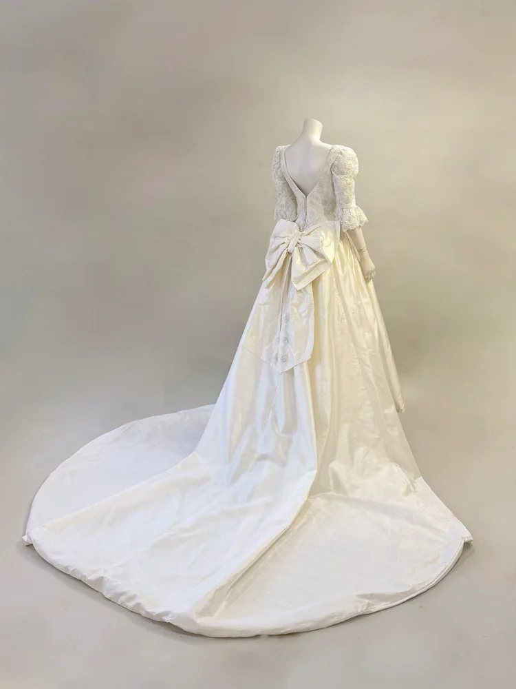 dior vintage wedding dress by Christian Dior, 1964 1955 Christian Dior wedding dress