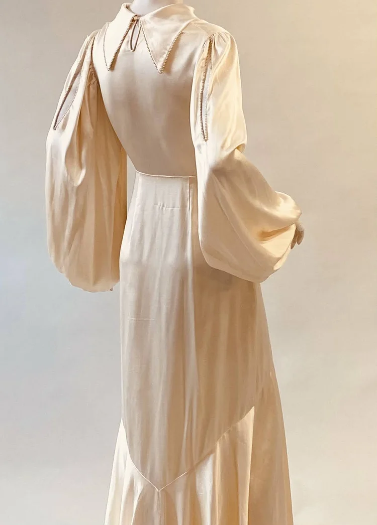 champagne art deco dress Buy Vintage Champagne Gold Sequin Gown Beaded Art Deco Dress Online in India
