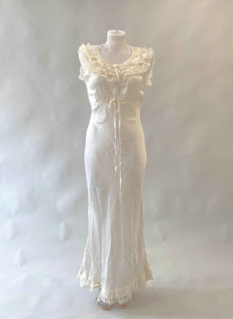 1930s Bias Cut Slip Dress