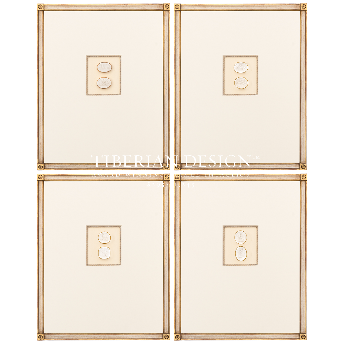 Framed-Intaglios-Award-Winning-Tiberian-Collection-Double-23_4-AD-Top-100-Designers-Choice